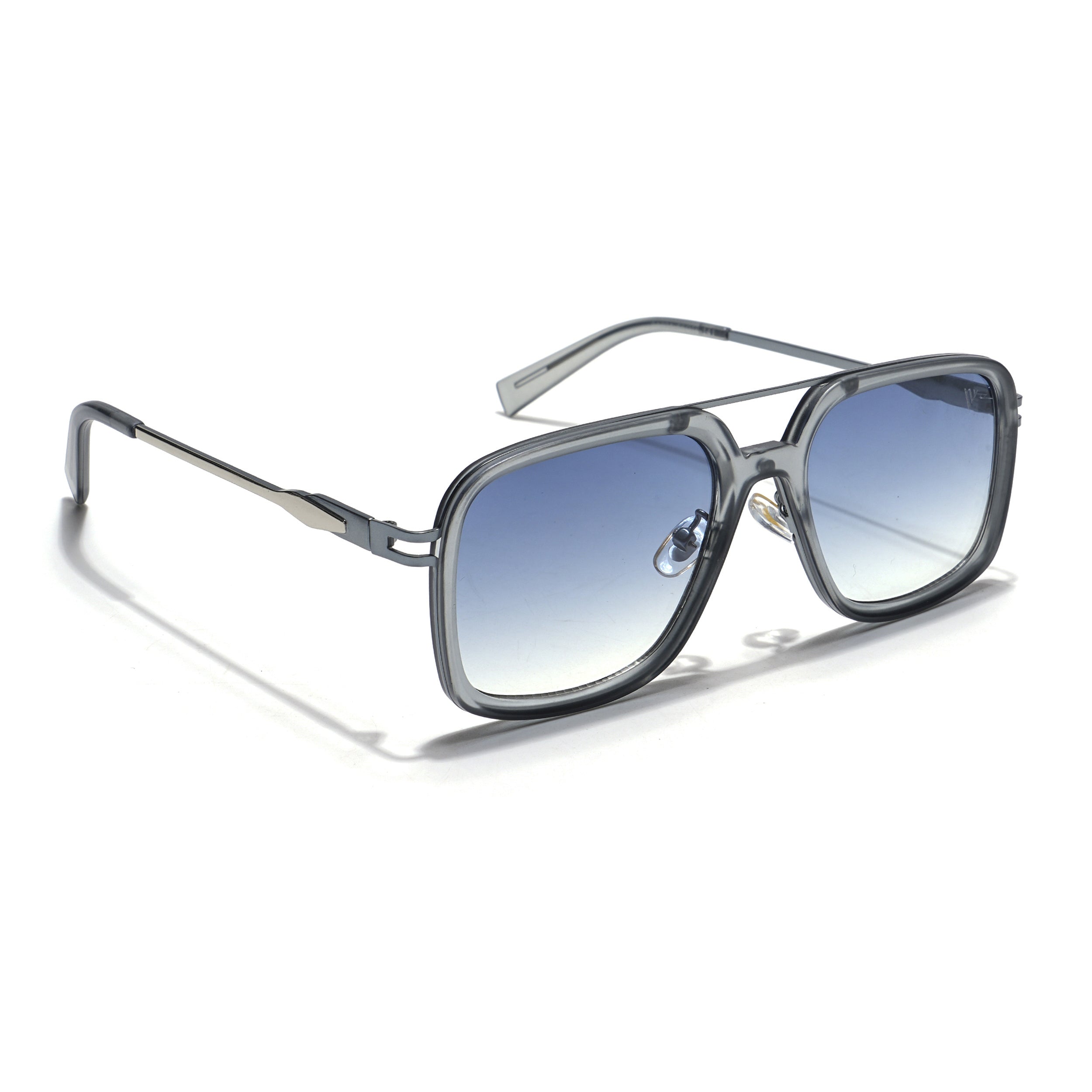 Dusk | Grey Wayfarer Sunglasses | Blue & Clear Lens - MG5860