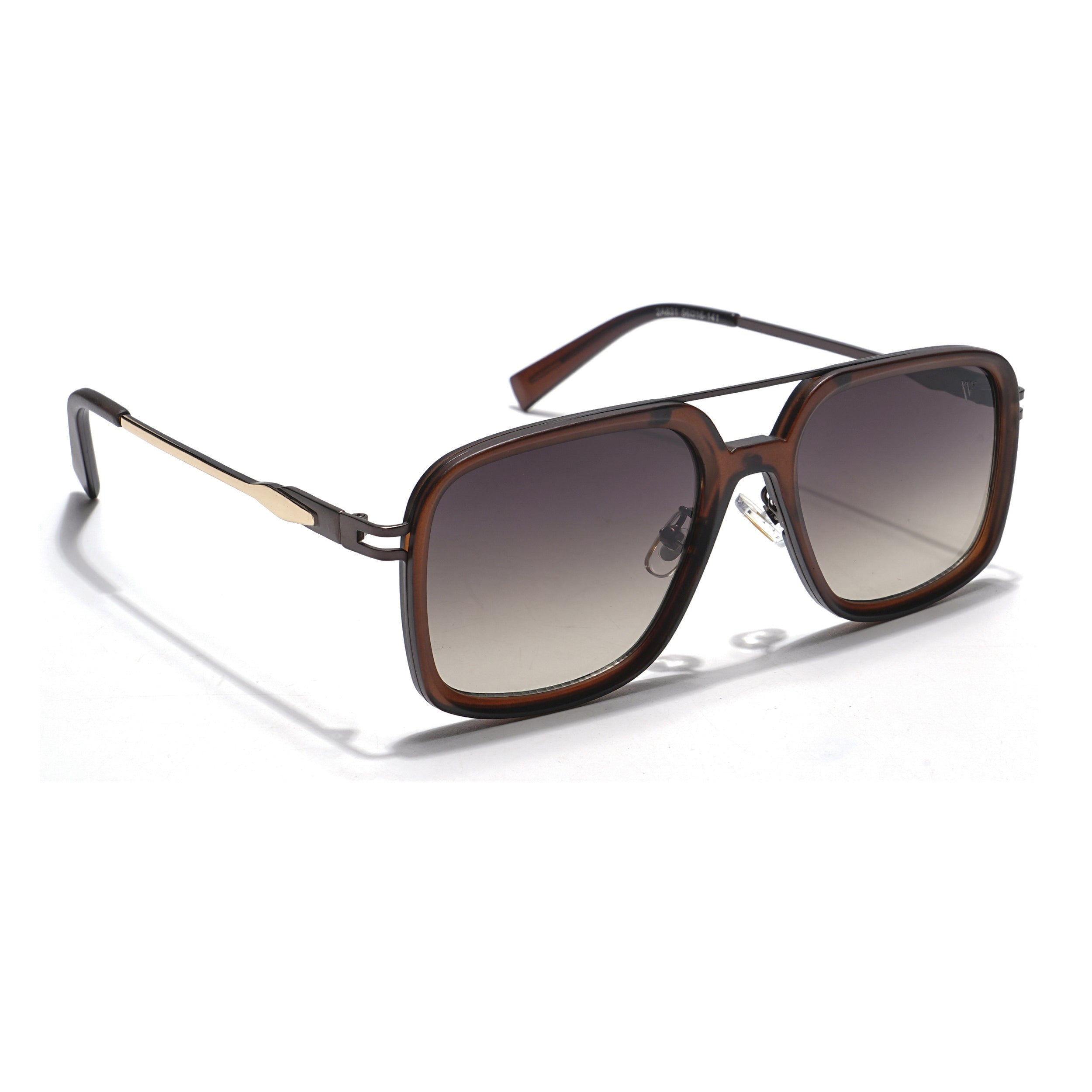 Dusk | Brown Wayfarer Sunglasses | Brown & Clear Lens - MG5864