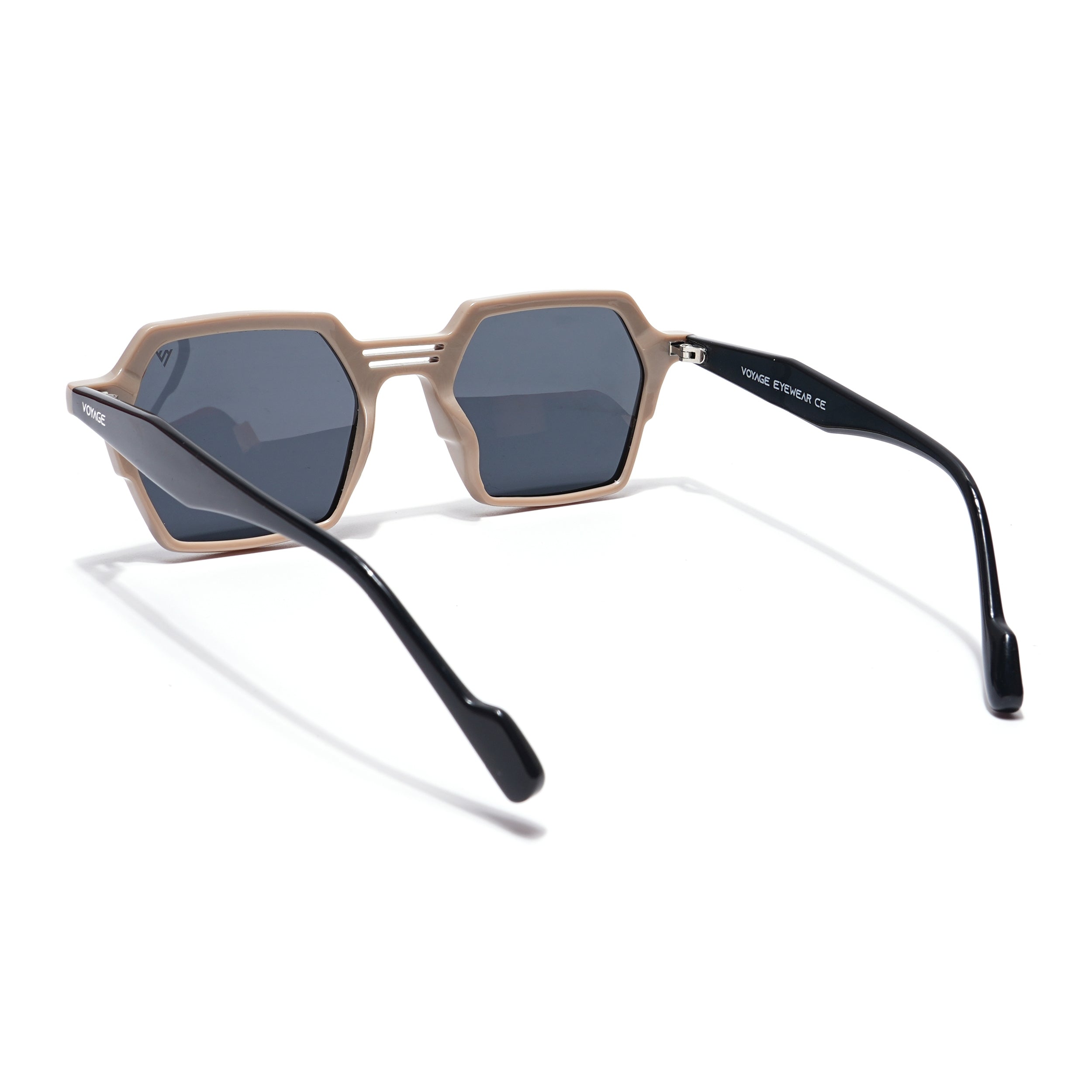 Voyage Select Square Sunglasses (Black Lens | Cream Frame - SLPMG5969)