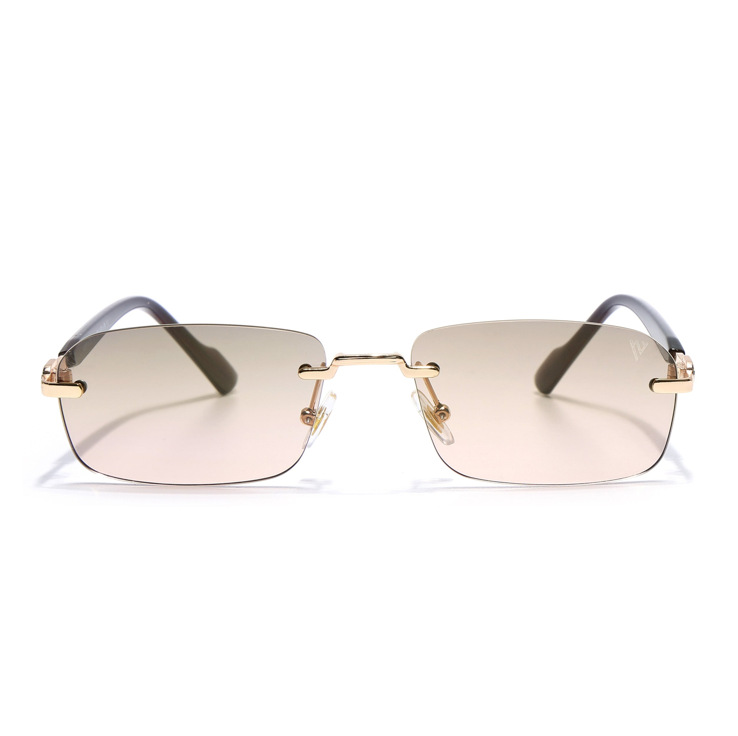 Satan | Green & PinkRimless Sunglasses | Golden Frame - MG6617