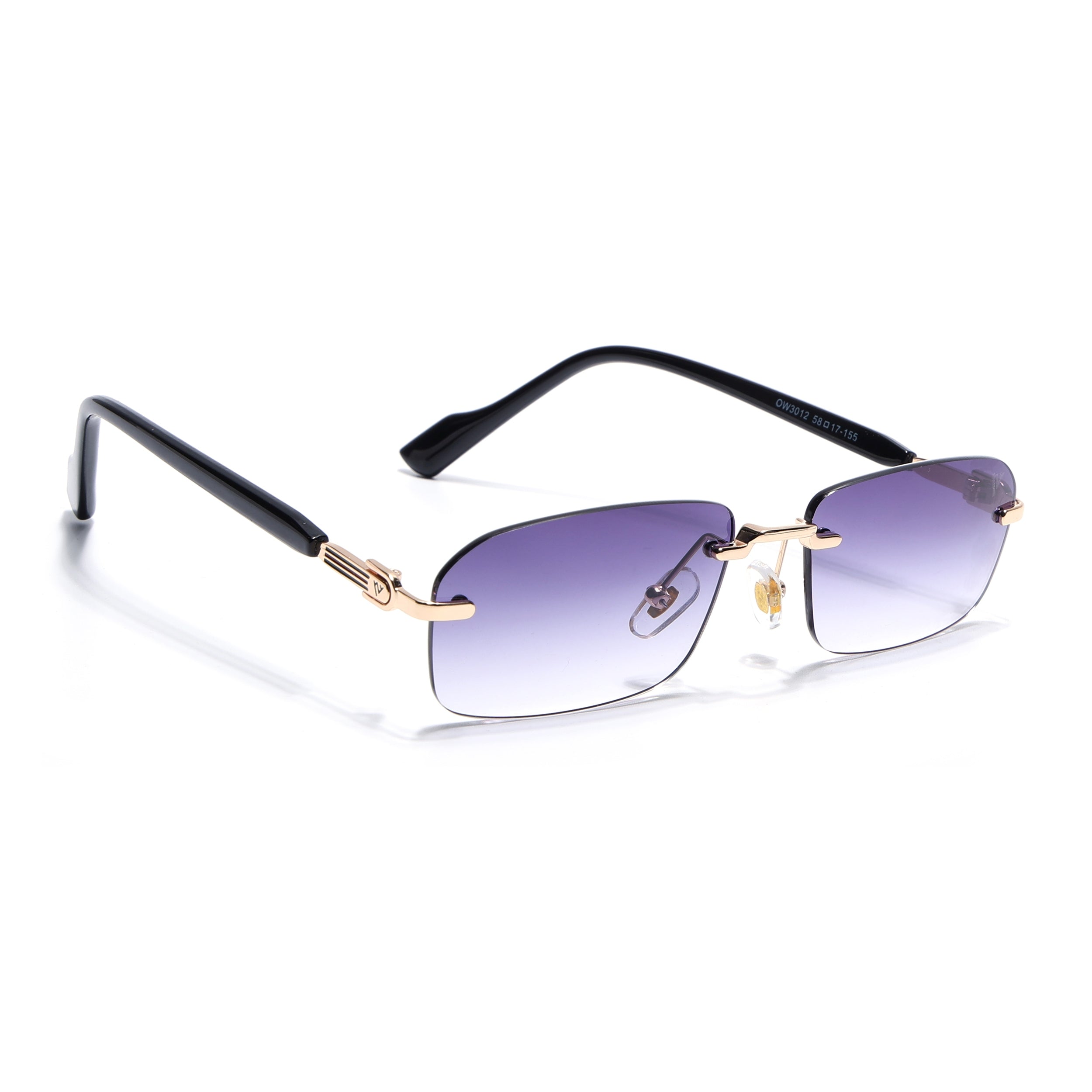 Satan | Purple Rimless Sunglasses | Golden Frame - MG6619