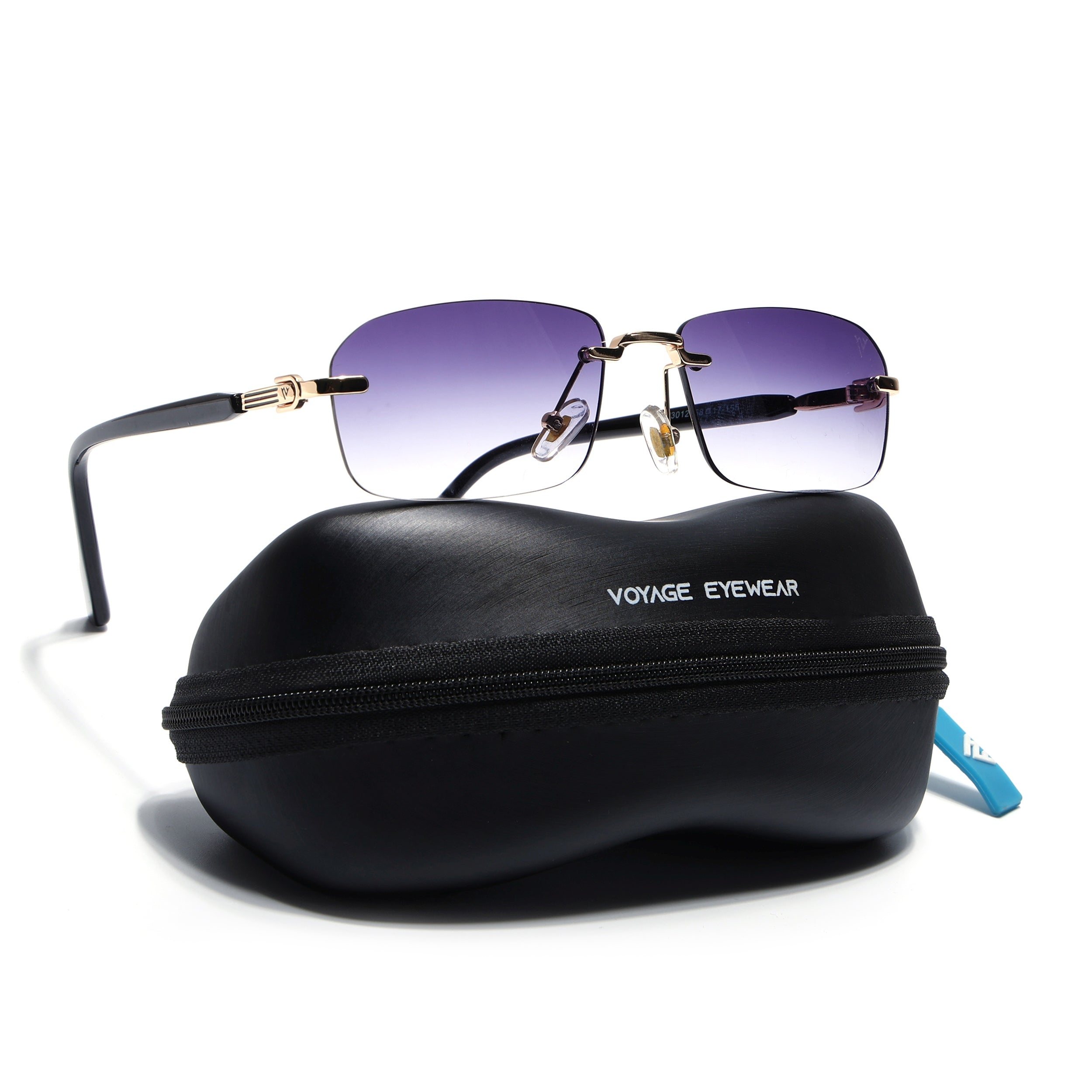 Satan | Purple Rimless Sunglasses | Golden Frame - MG6619