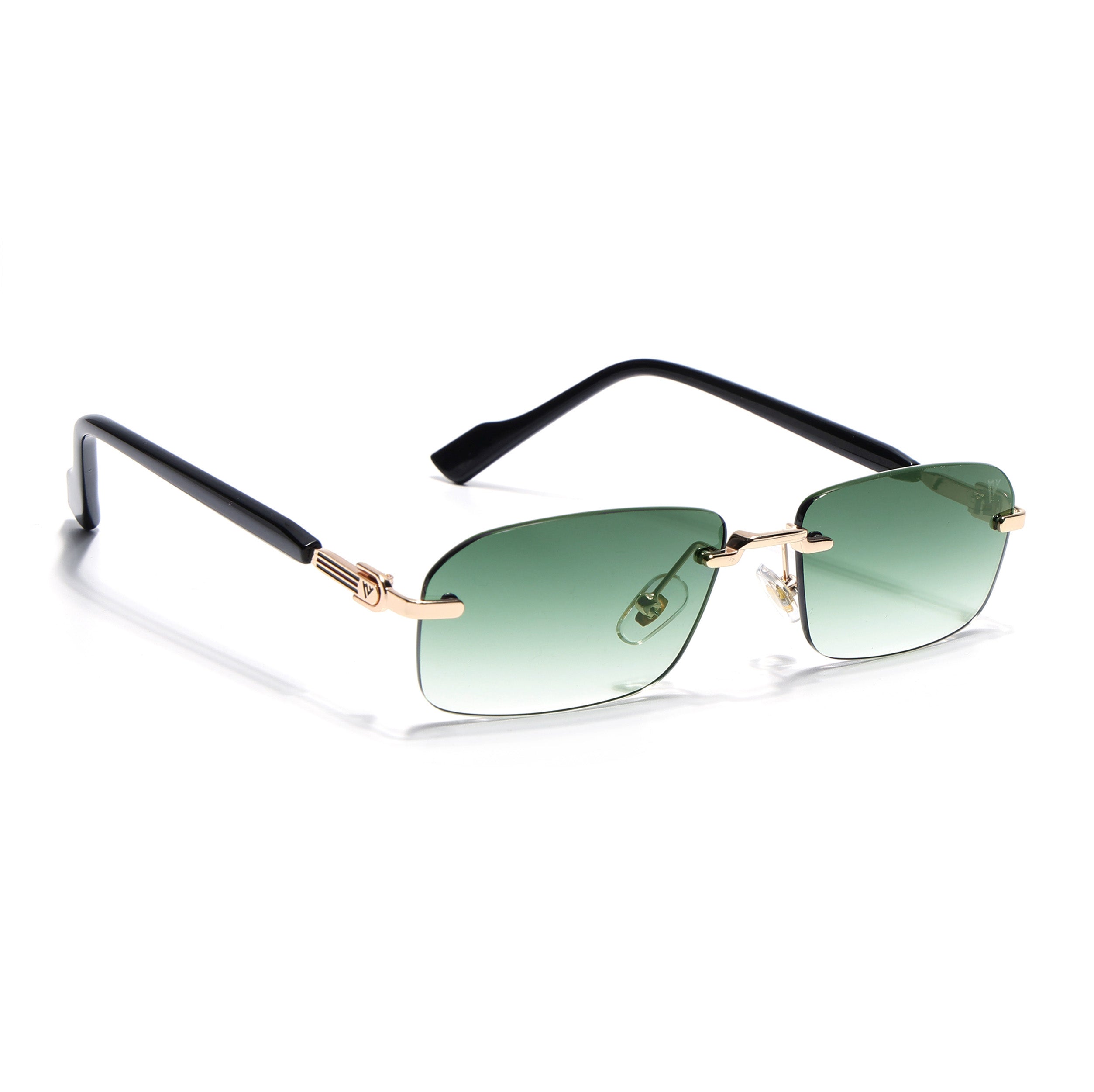 Satan | Green Rimless Sunglasses | Golden Frame - MG6620