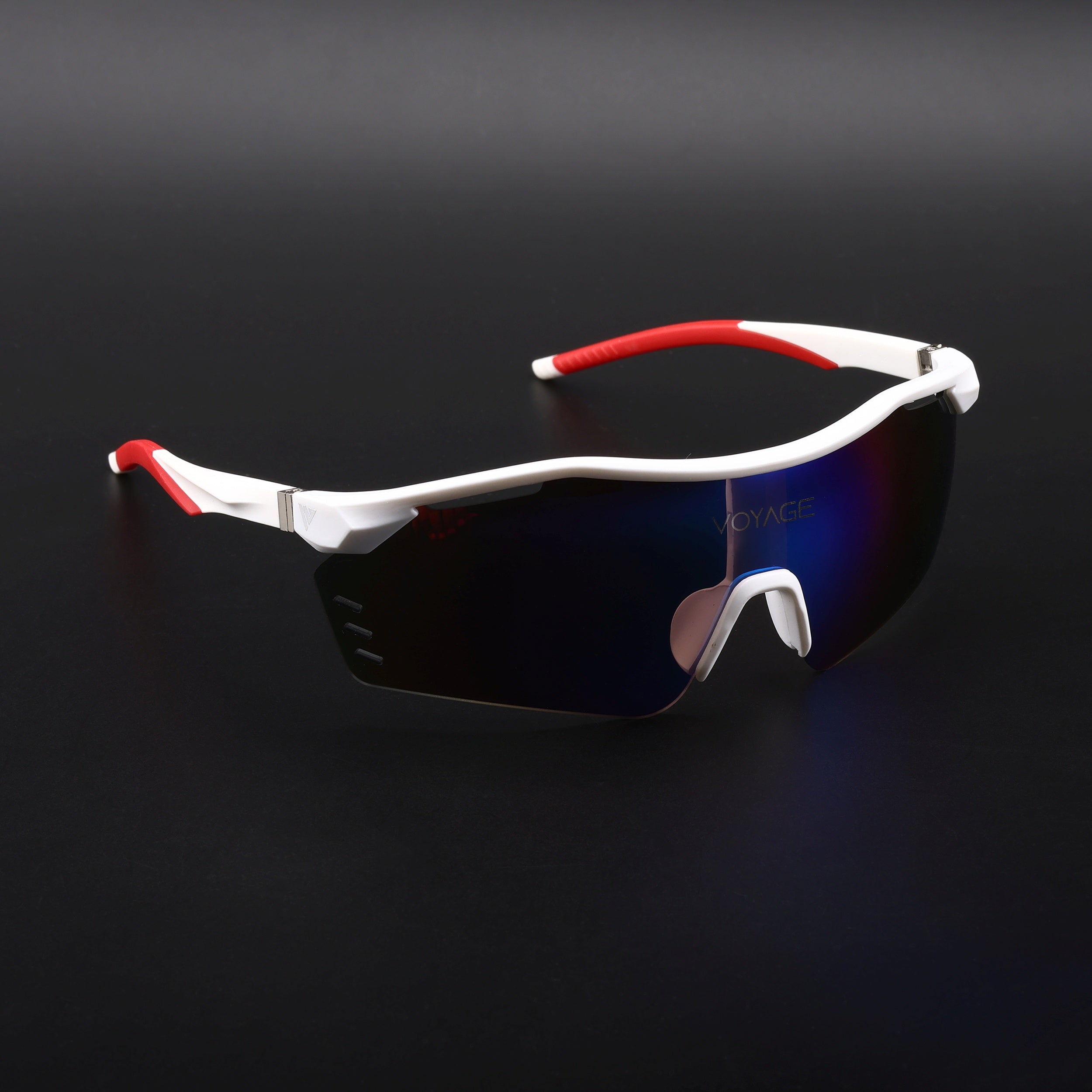 Drift Sunglasses (Multicolor Lens | White Frame - MG5774)