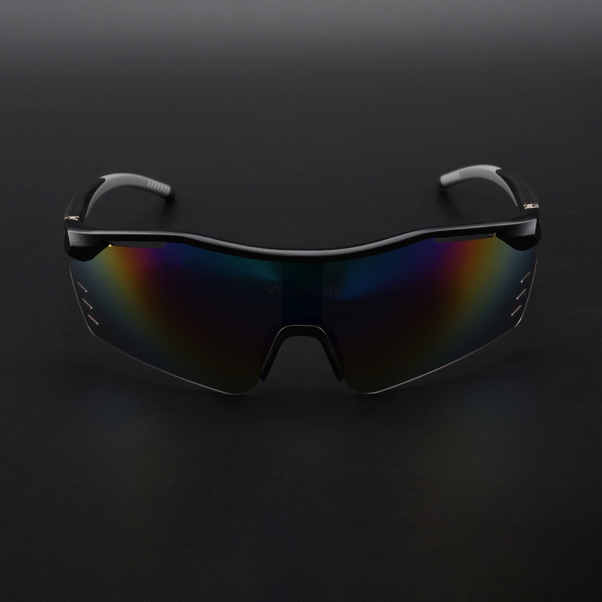 Drift Sunglasses (Multicolor Lens | Black Frame - MG5778)