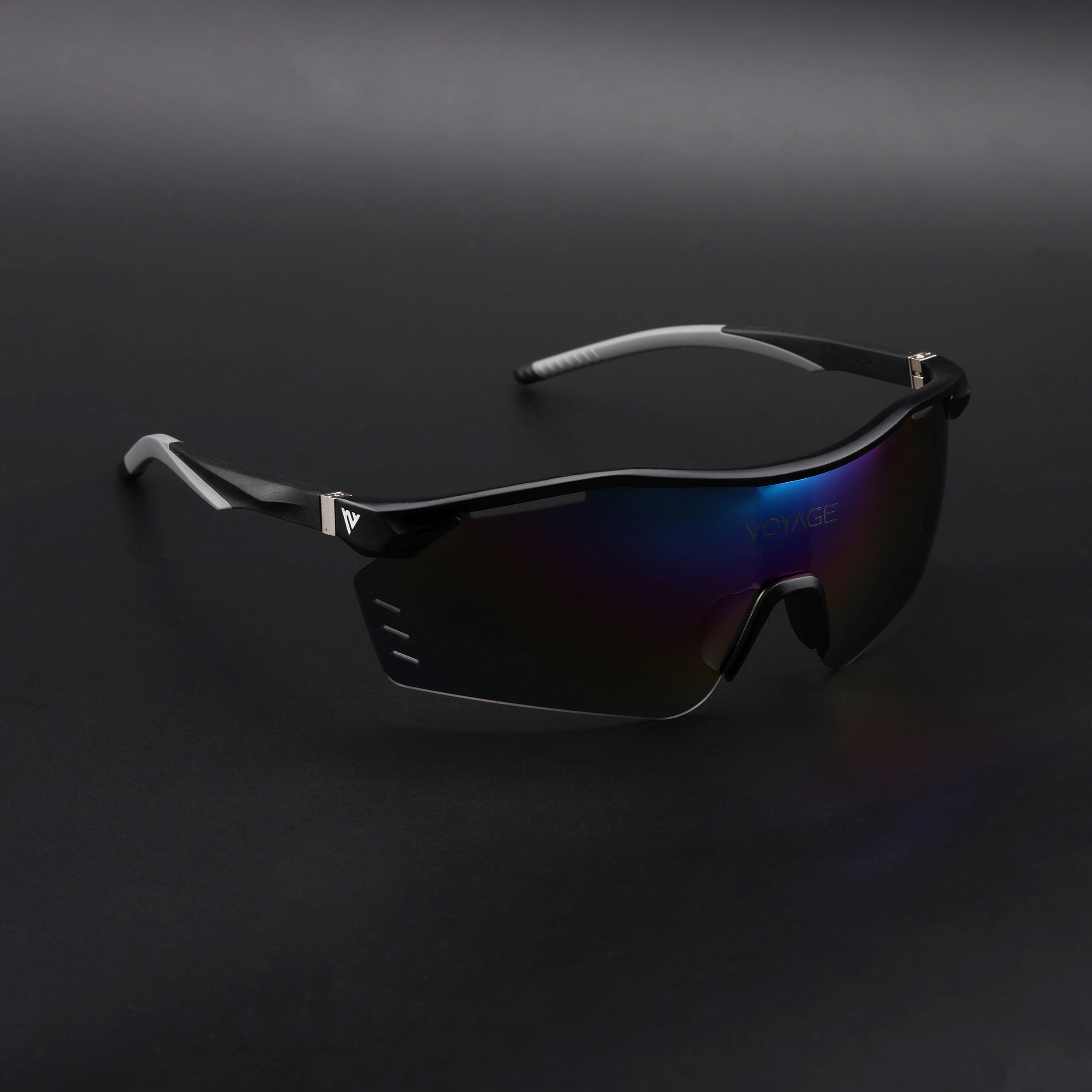 Drift Sunglasses (Multicolor Lens | Black Frame - MG5778)