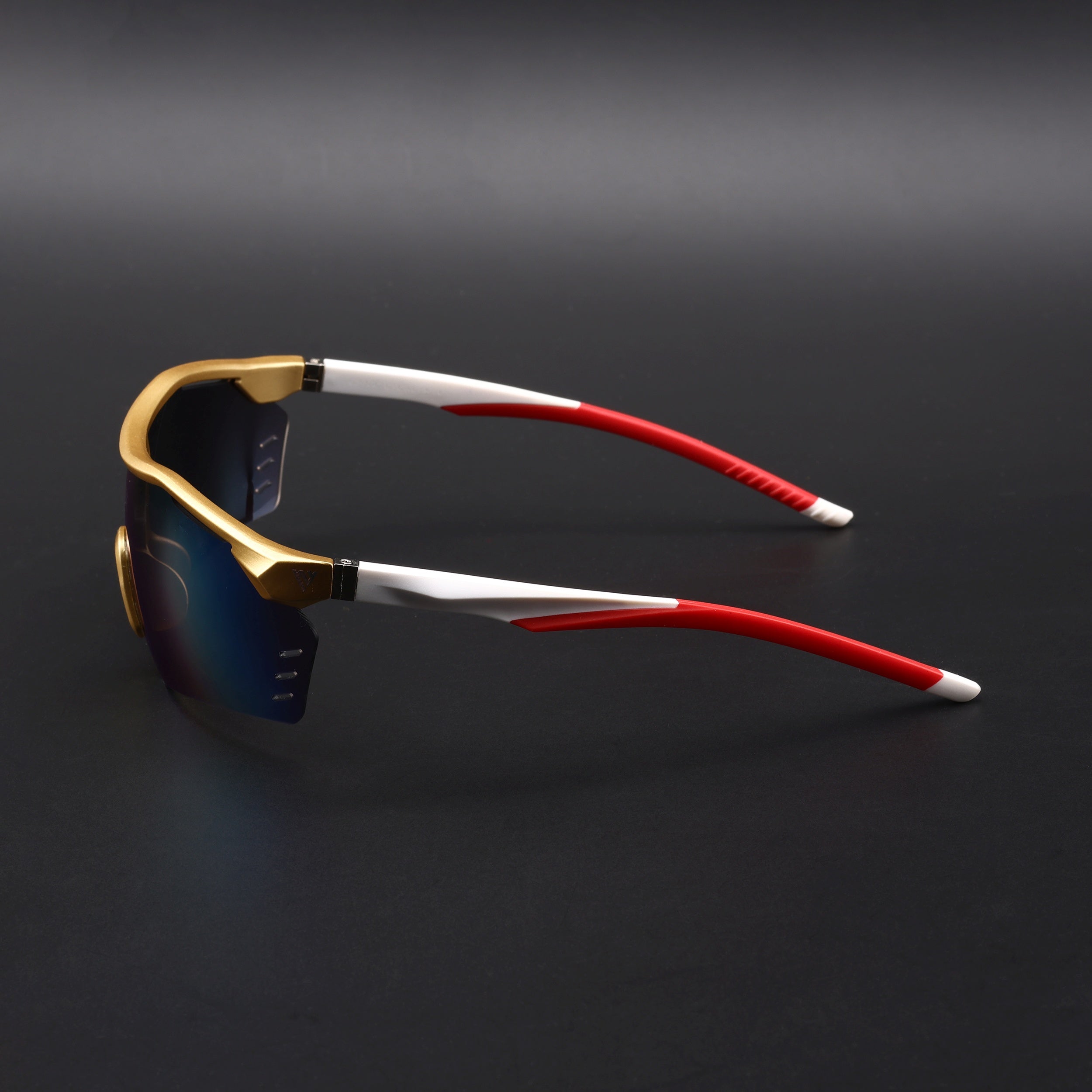 Drift Sunglasses (Multicolor Lens | Golden Frame - MG5779)