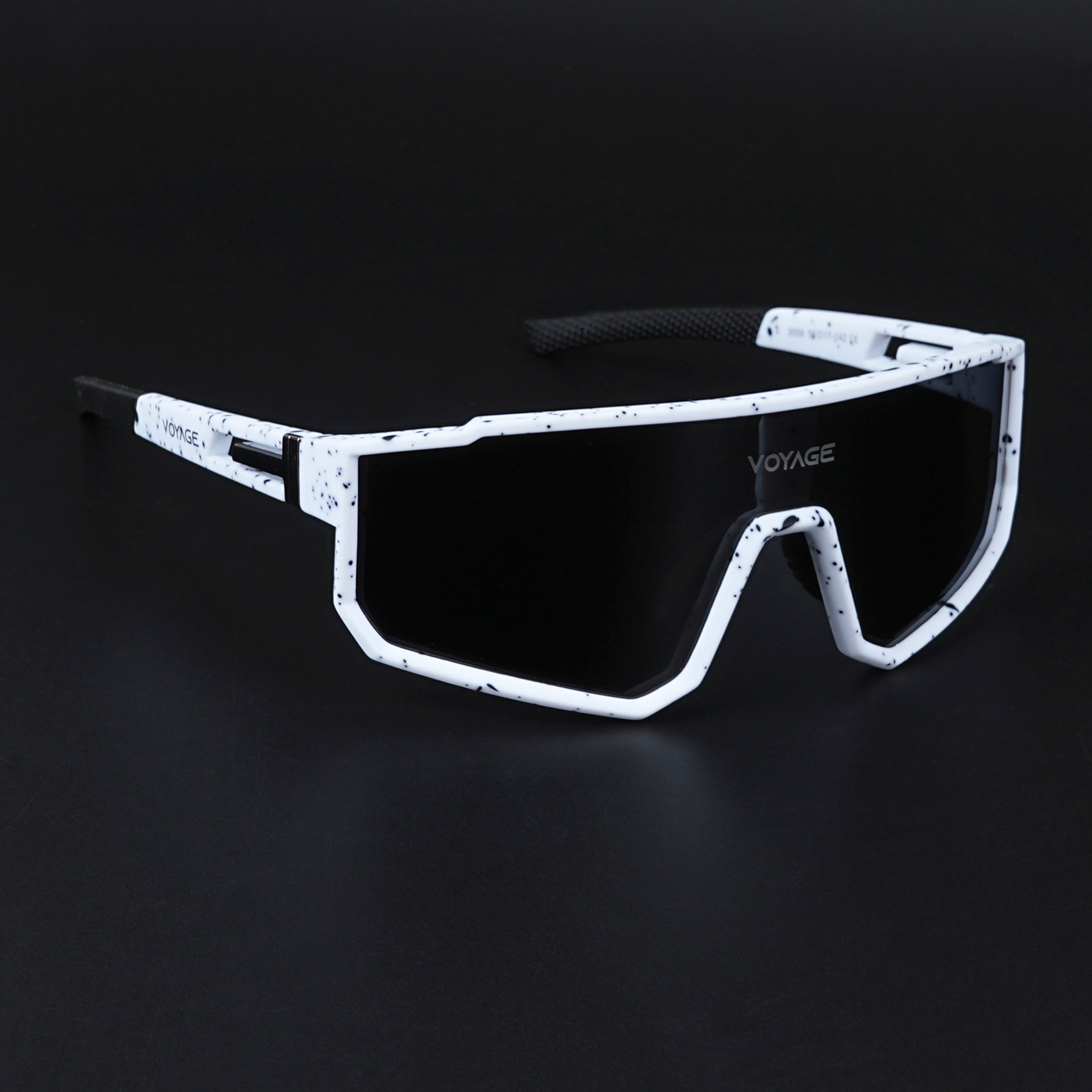 Drift Sunglasses  (Black Lens | White Frame - PMG6054)