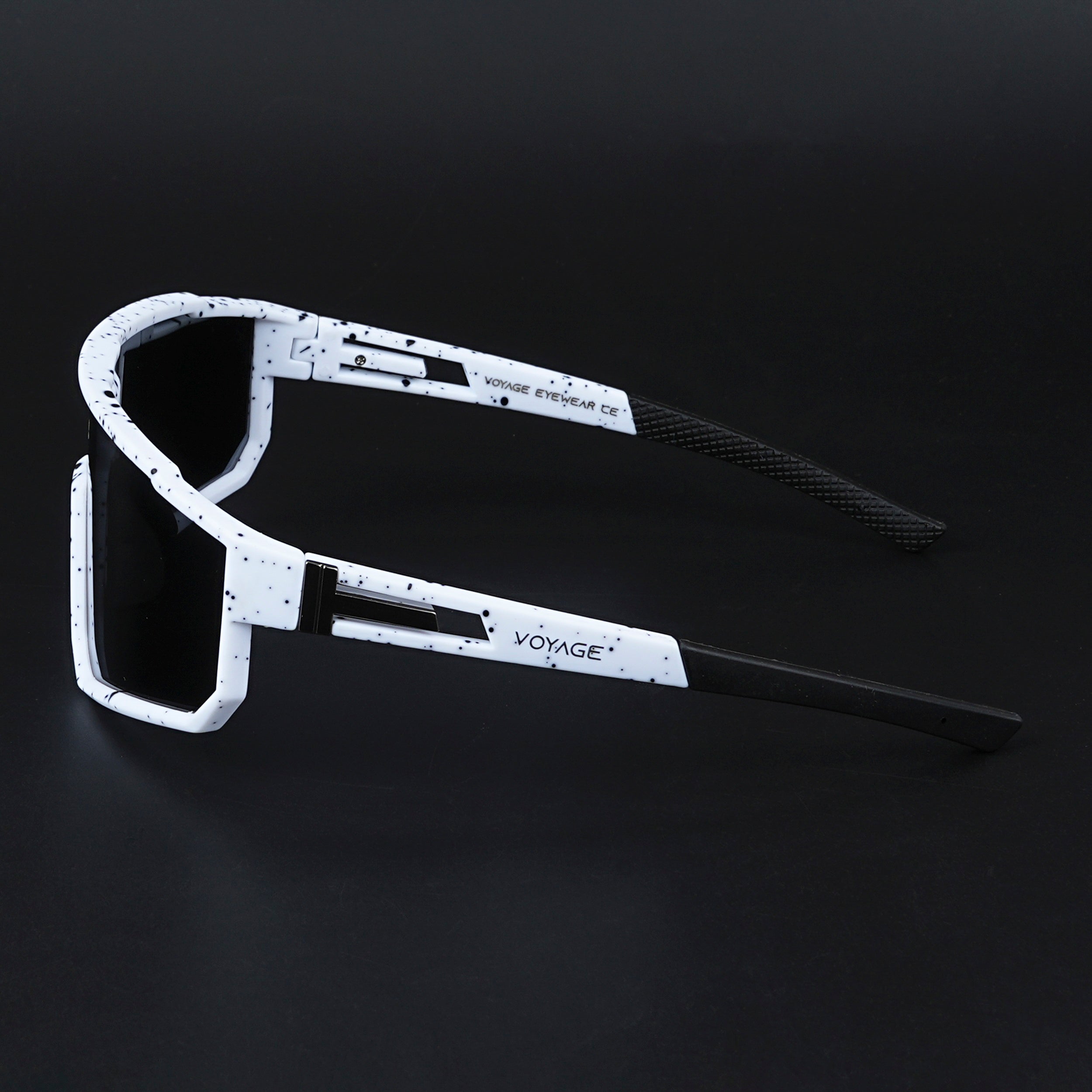 Drift Sunglasses  (Black Lens | White Frame - PMG6054)