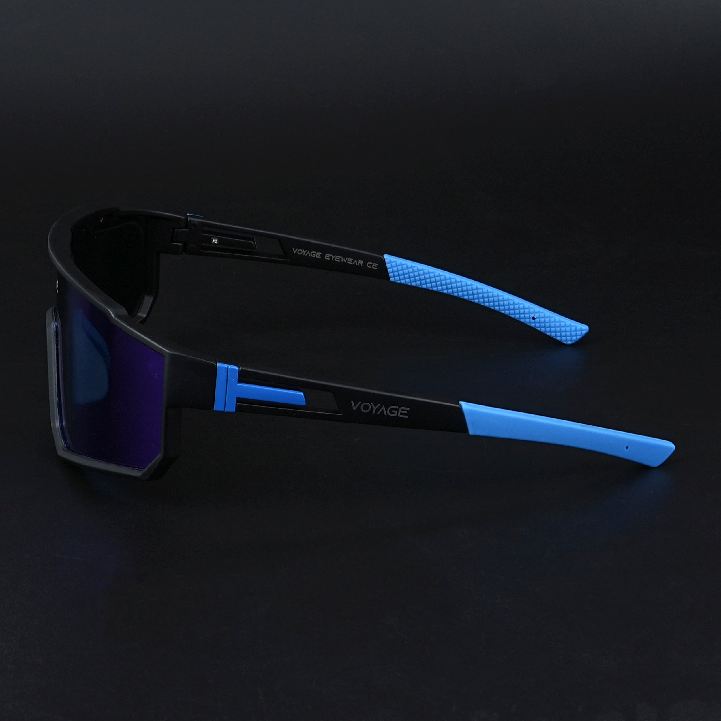 Drift Sunglasses (Multicolor Lens | Black Frame - PMG6055)