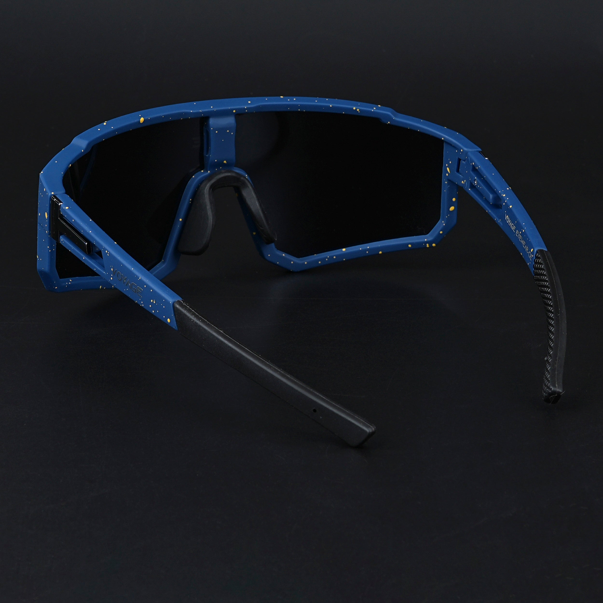 Drift Voyage Wrap Around Sunglasses (Multicolor Lens | Blue Frame - PMG6057)