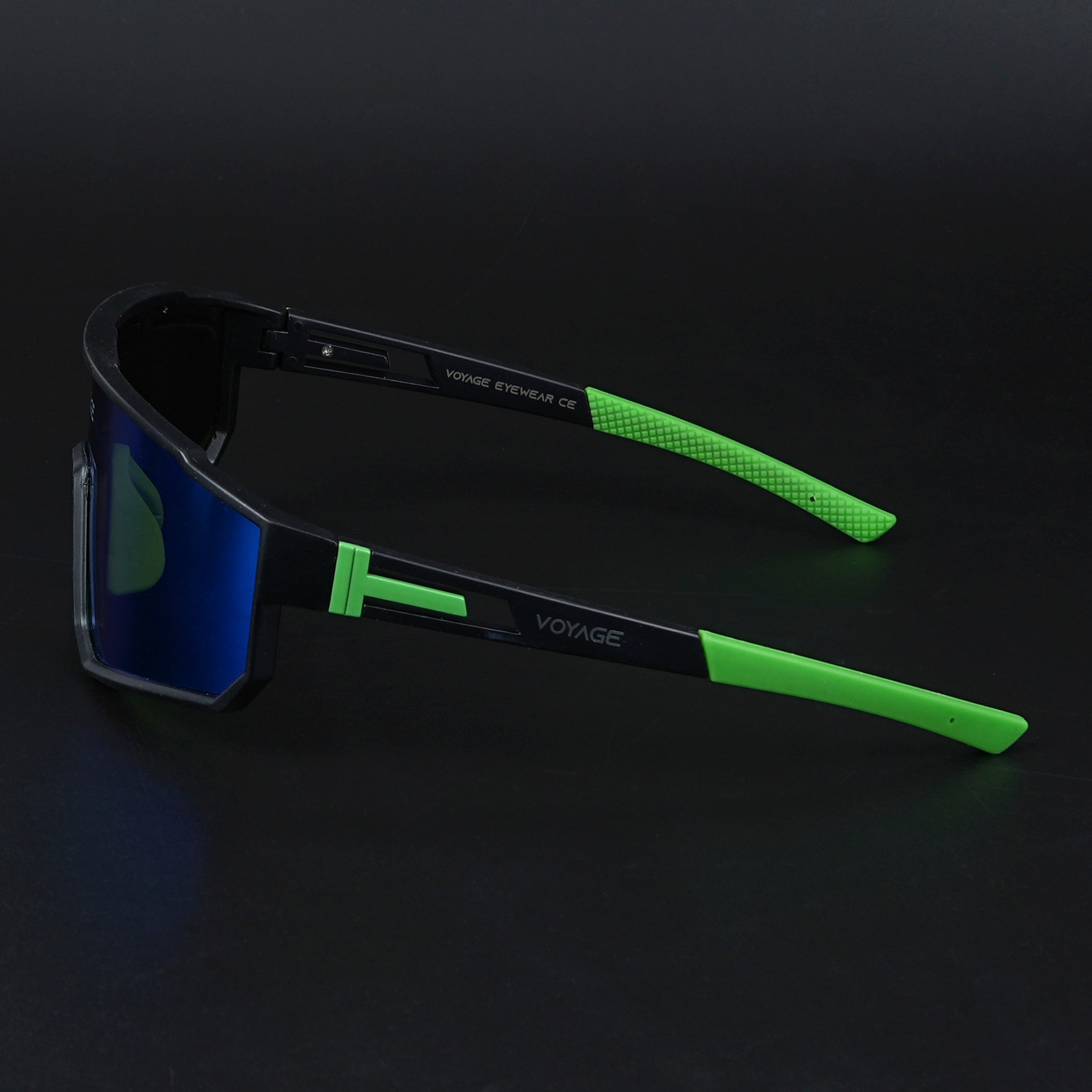 Drift Sunglasses (Multicolor Lens | Black Frame - PMG6059)