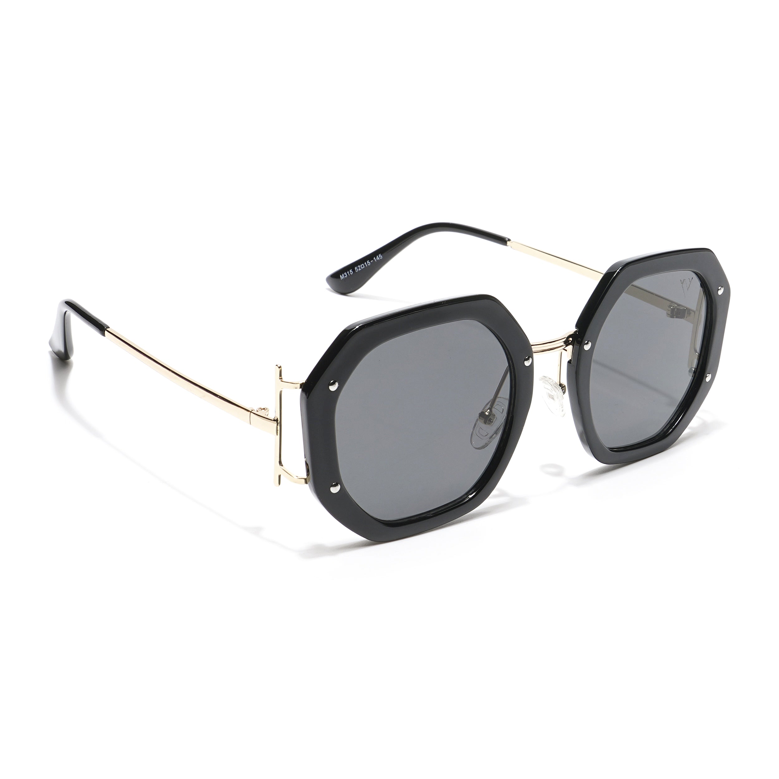 Black Geometric Sunglasses - MG4198