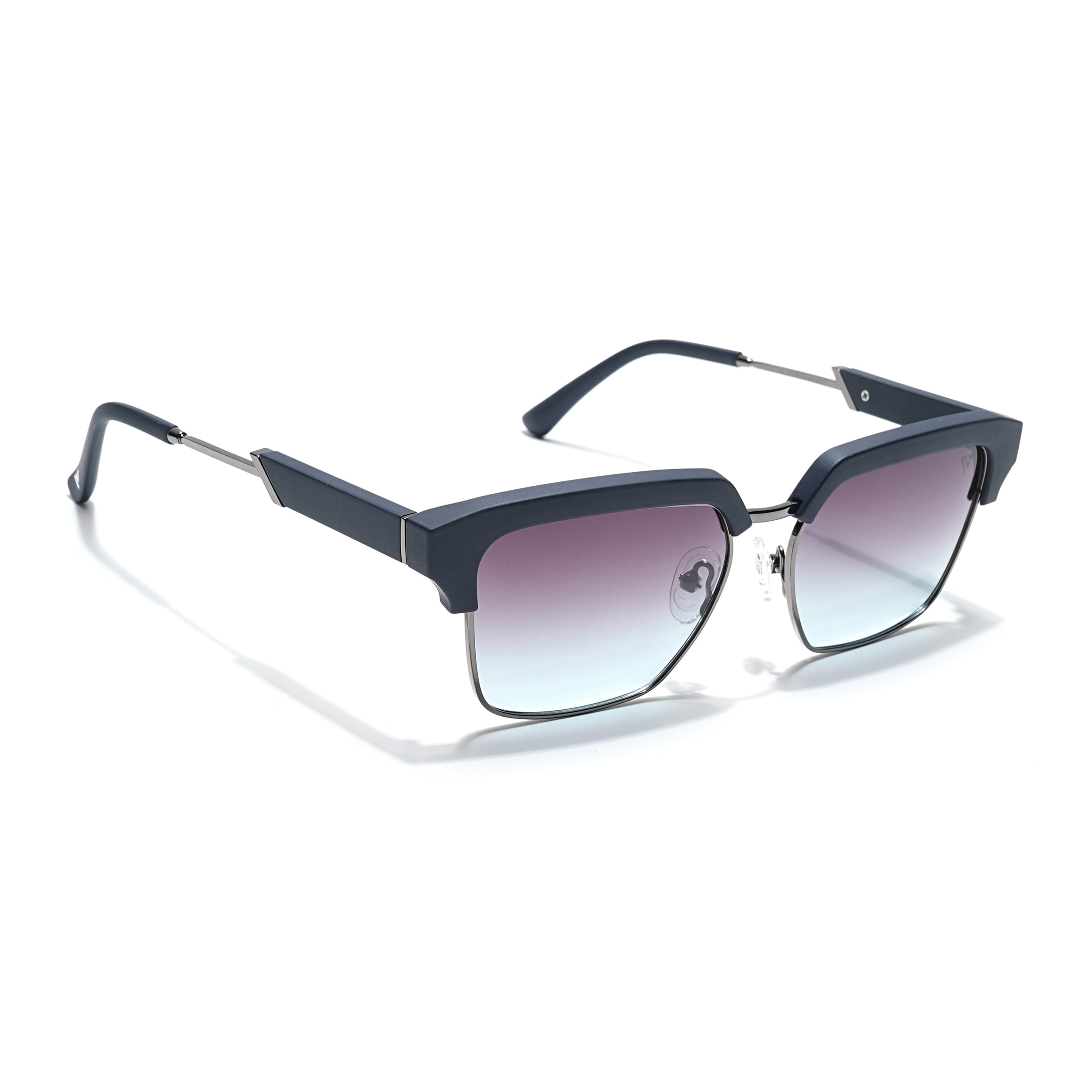 Voyage Select Square Sunglasses (Grey & Blue Lens | Navy Blue & Grey Frame - SLPMG6295)