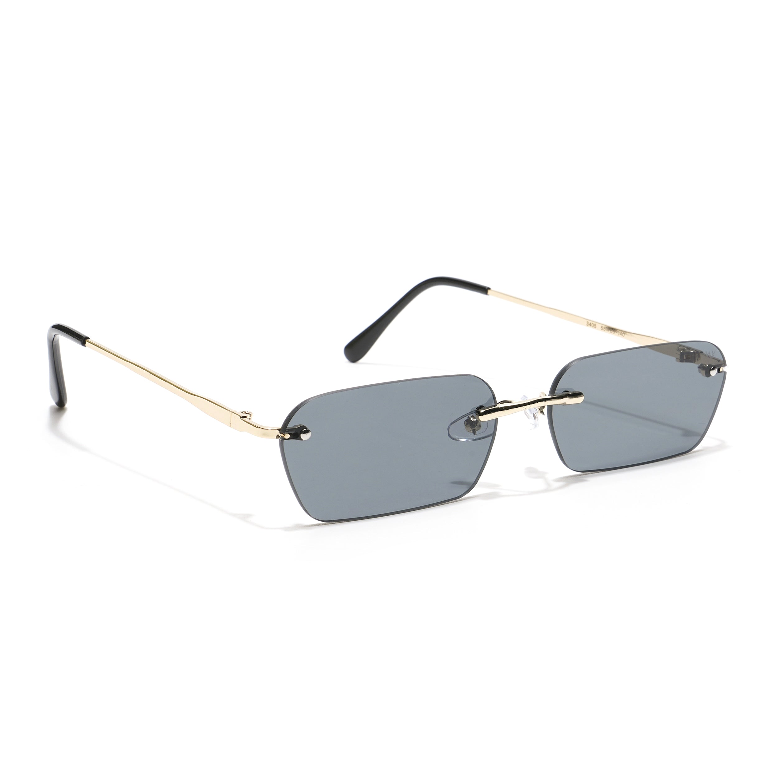 Underdog |  Black Rimless Rectangle Sunglasses MG3786