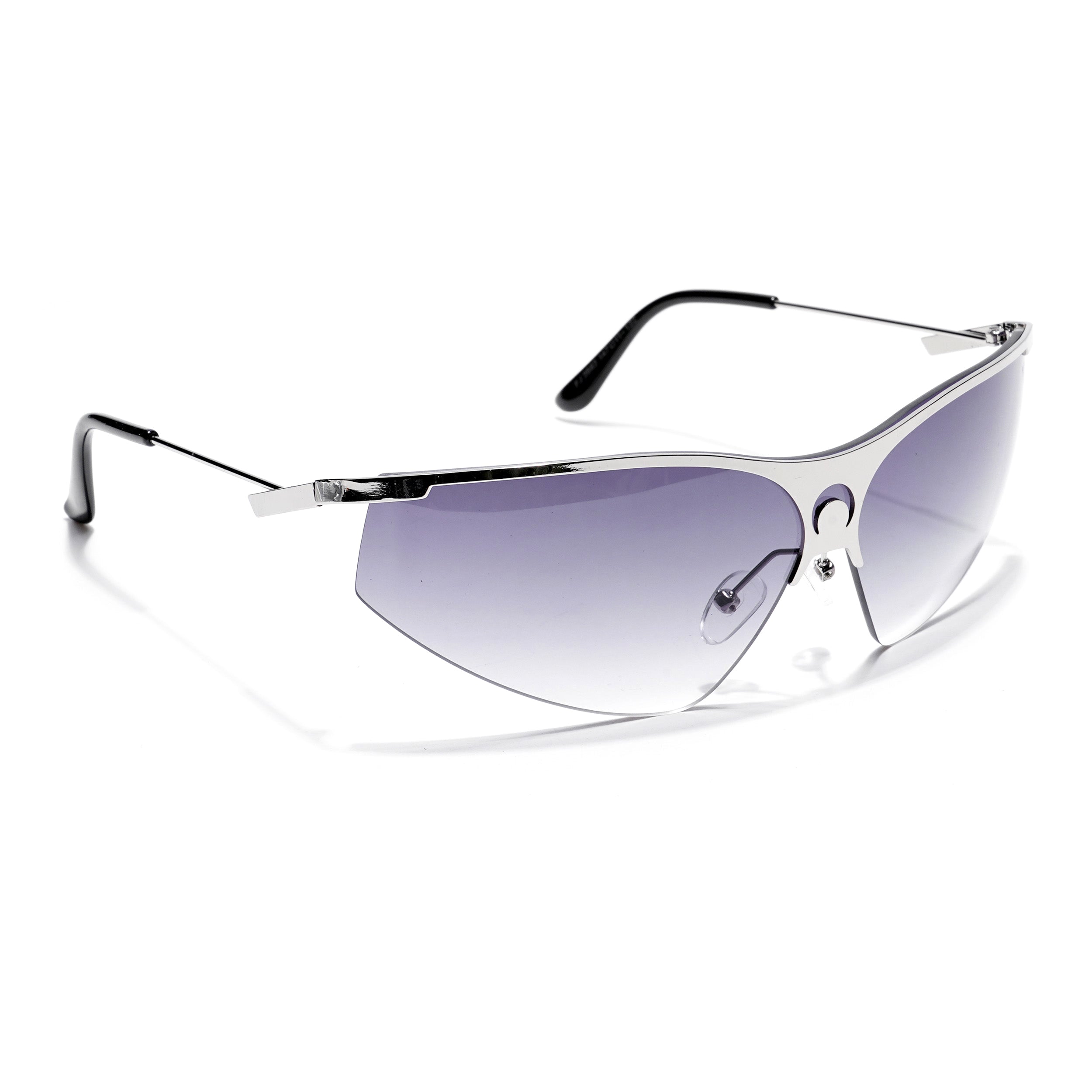 Warp | Grey & Clear Wrap-Around Sunglasses (3563MG4218)