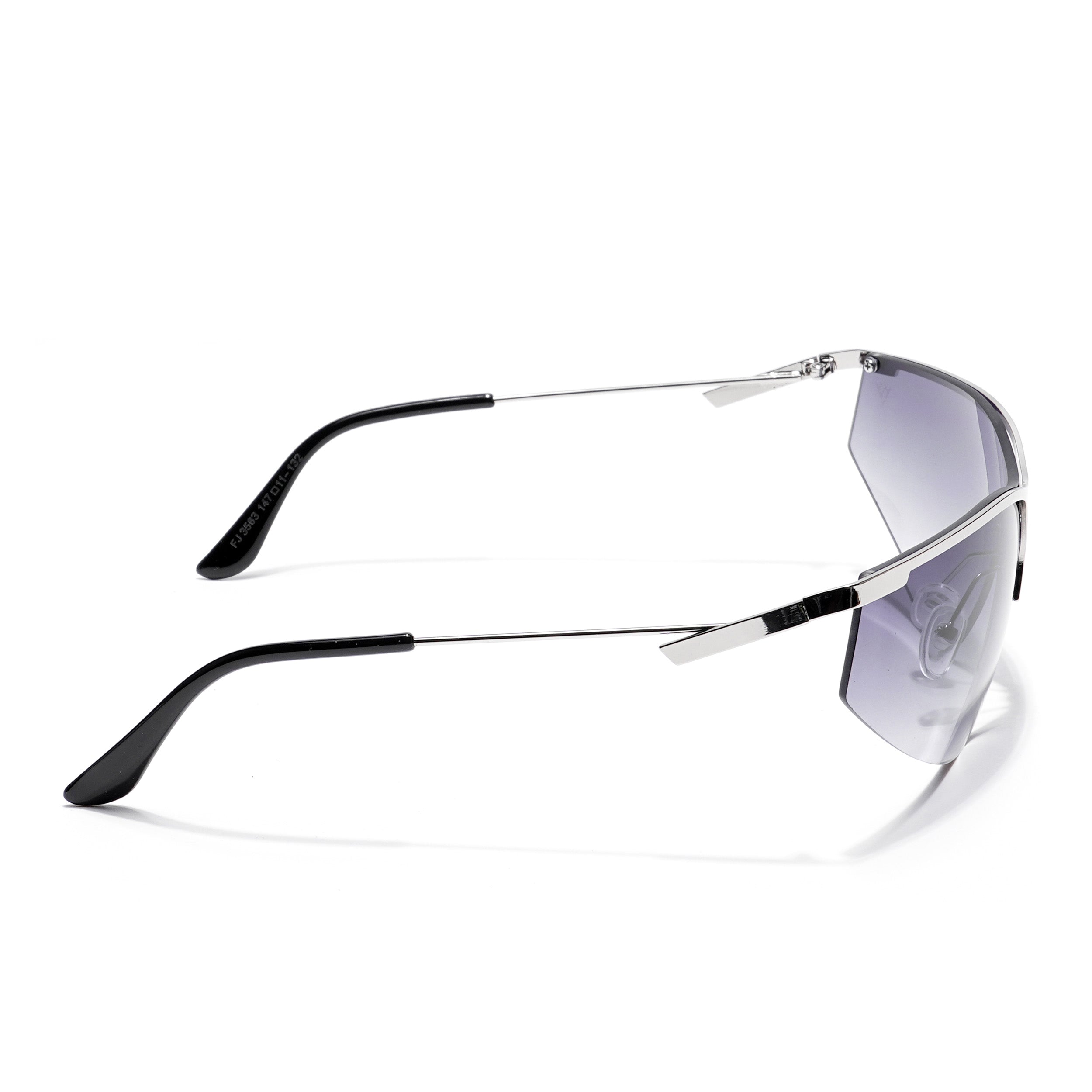 Warp | Grey & Clear Wrap-Around Sunglasses (3563MG4218)