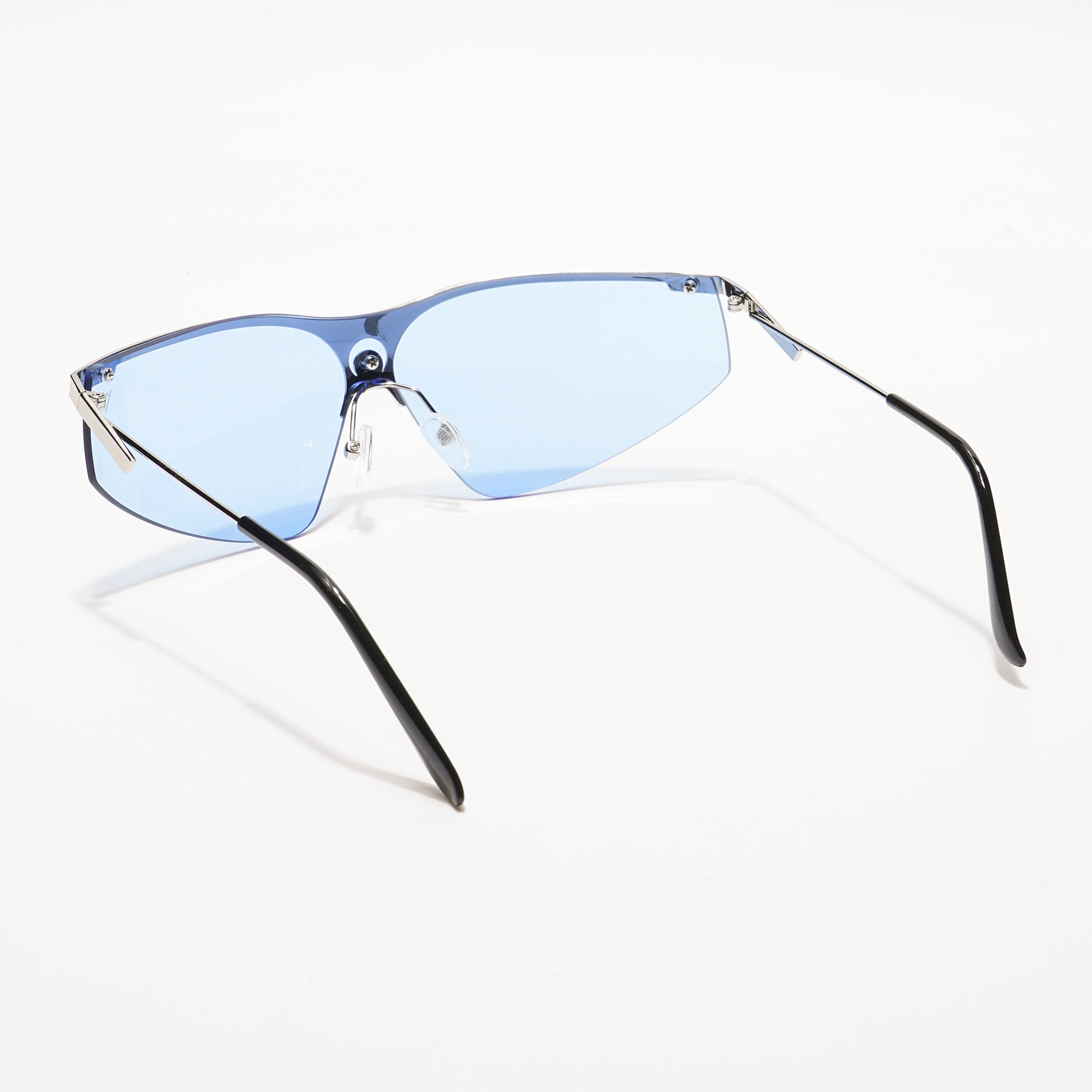 Warp | Blue Wrap-Around Sunglasses - MG4222