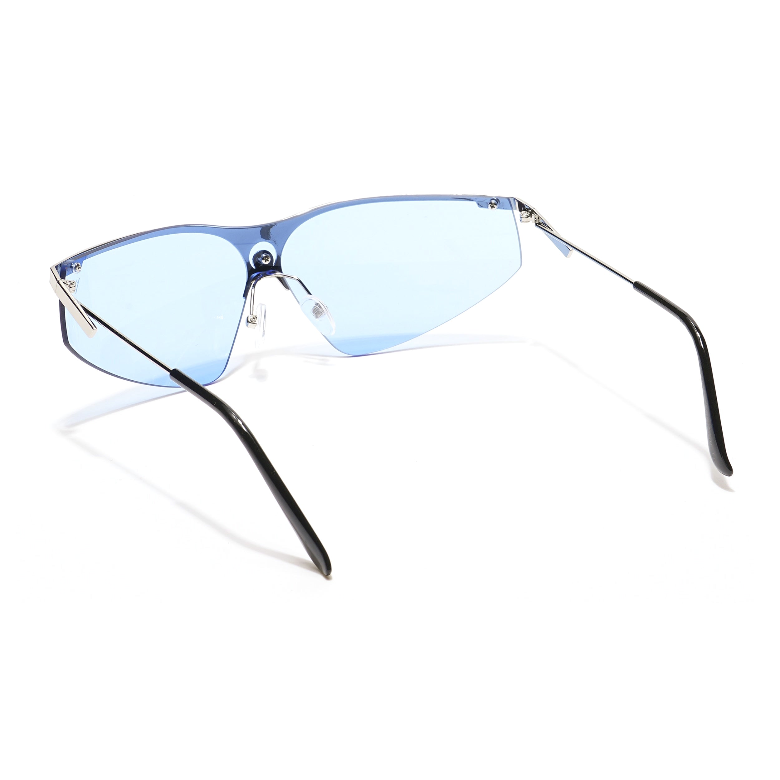 Warp | Blue Wrap-Around Sunglasses - MG4222