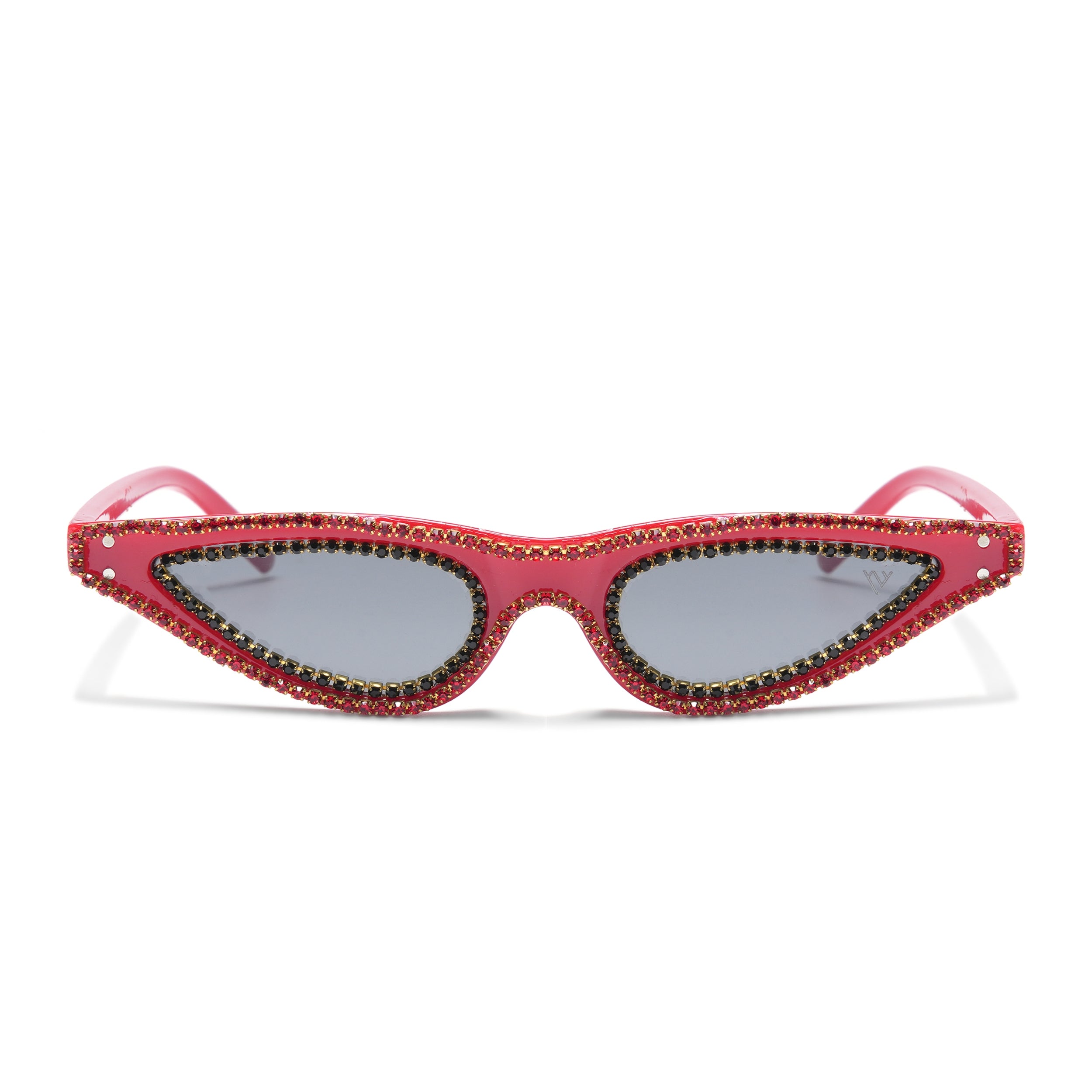 Black & Red Cateye Sunglasses - MG4369