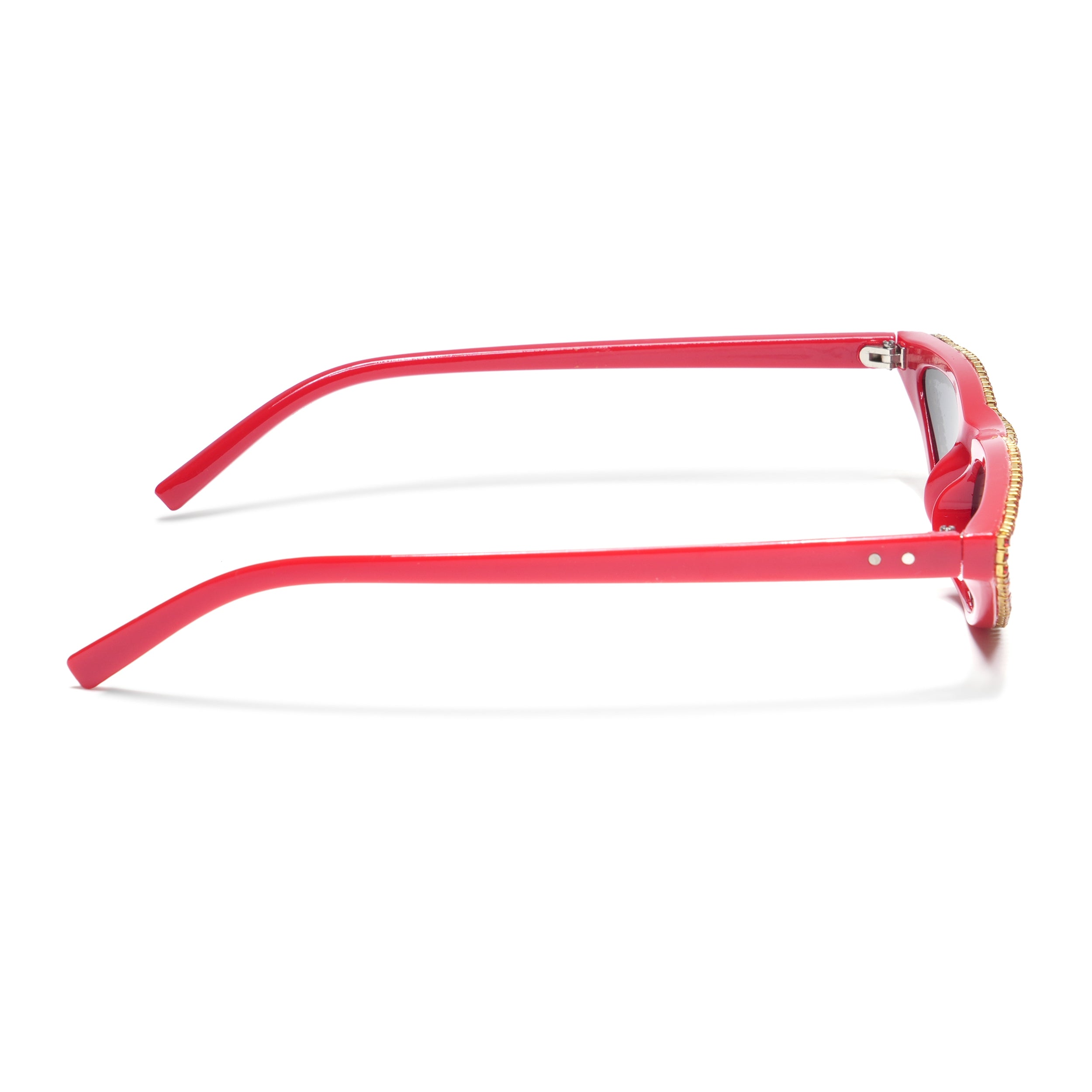 Black & Red Cateye Sunglasses - MG4369