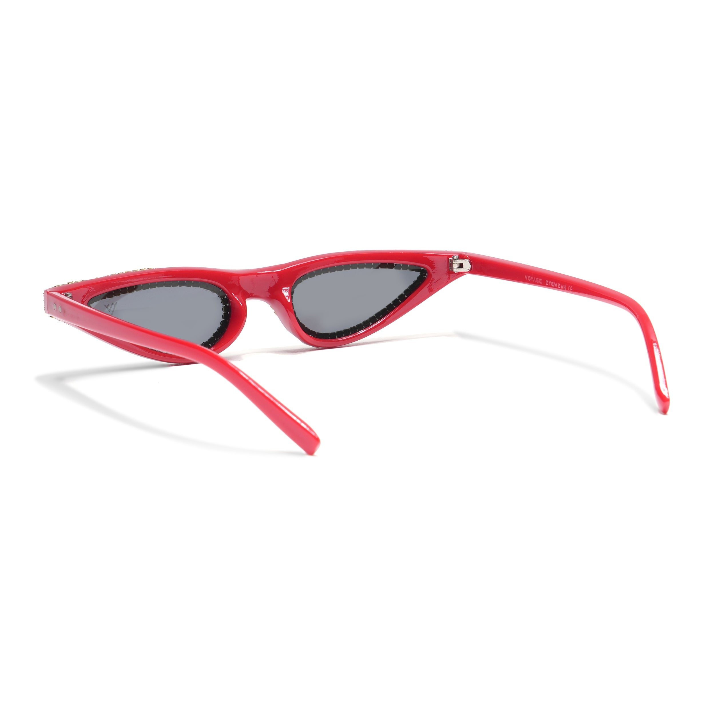 Black & Red Cateye Sunglasses - MG4369