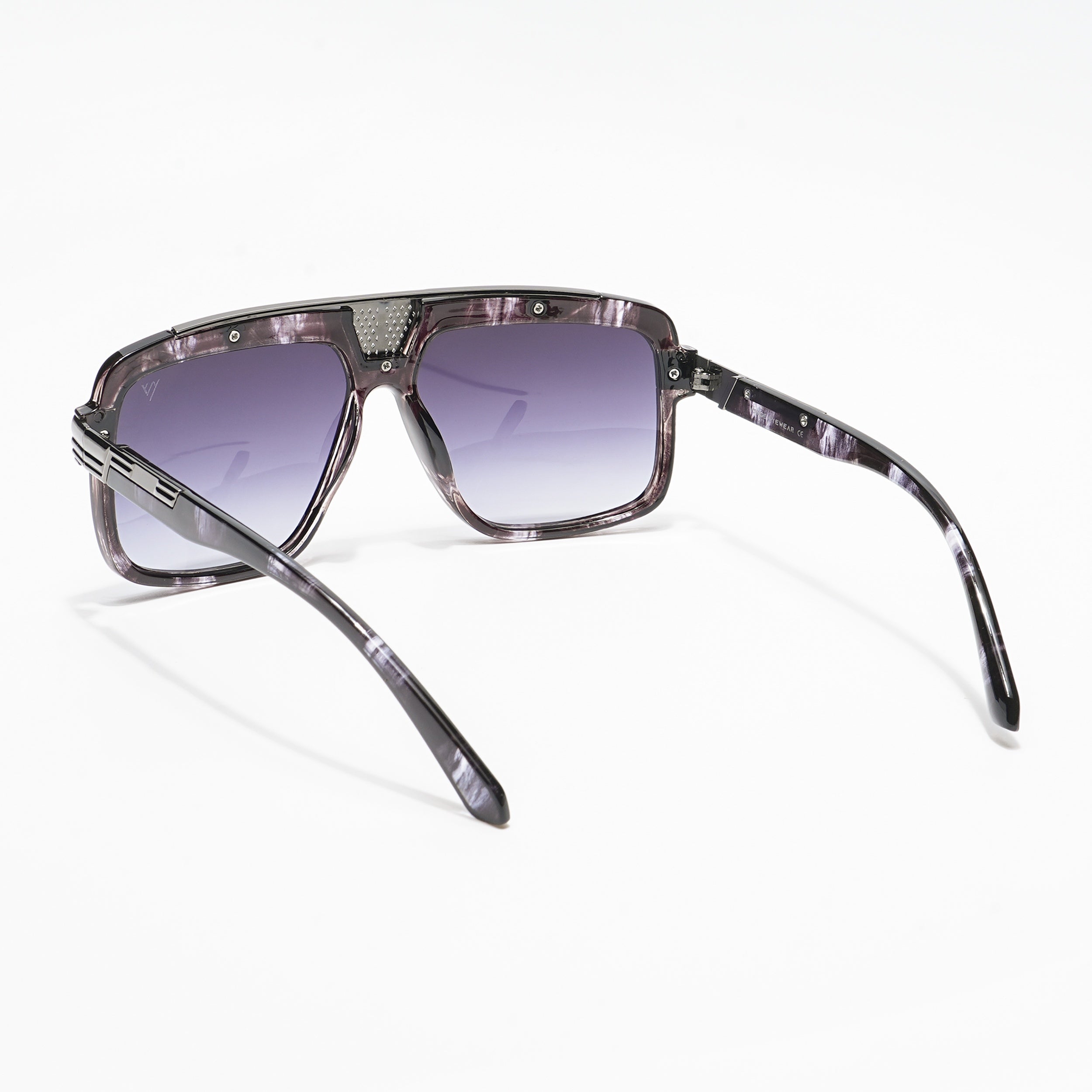 Voyage Grey Over Size Sunglasses for Women - MG4764