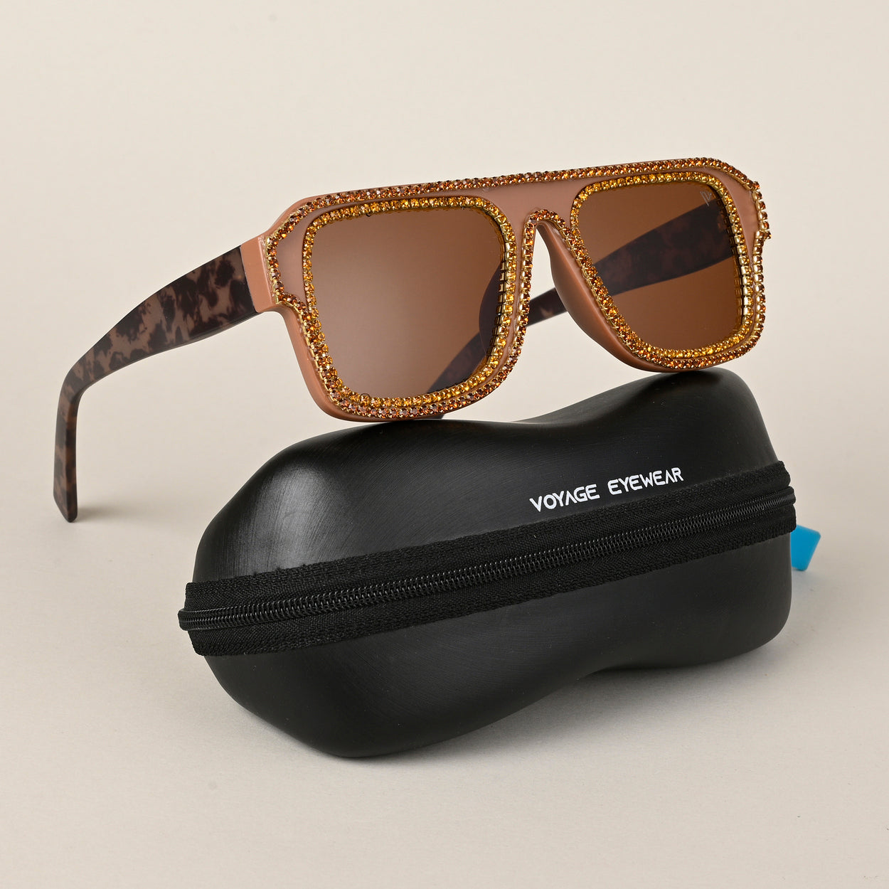 Wayfarer Brown Polarized Sunglasses - PMG4357