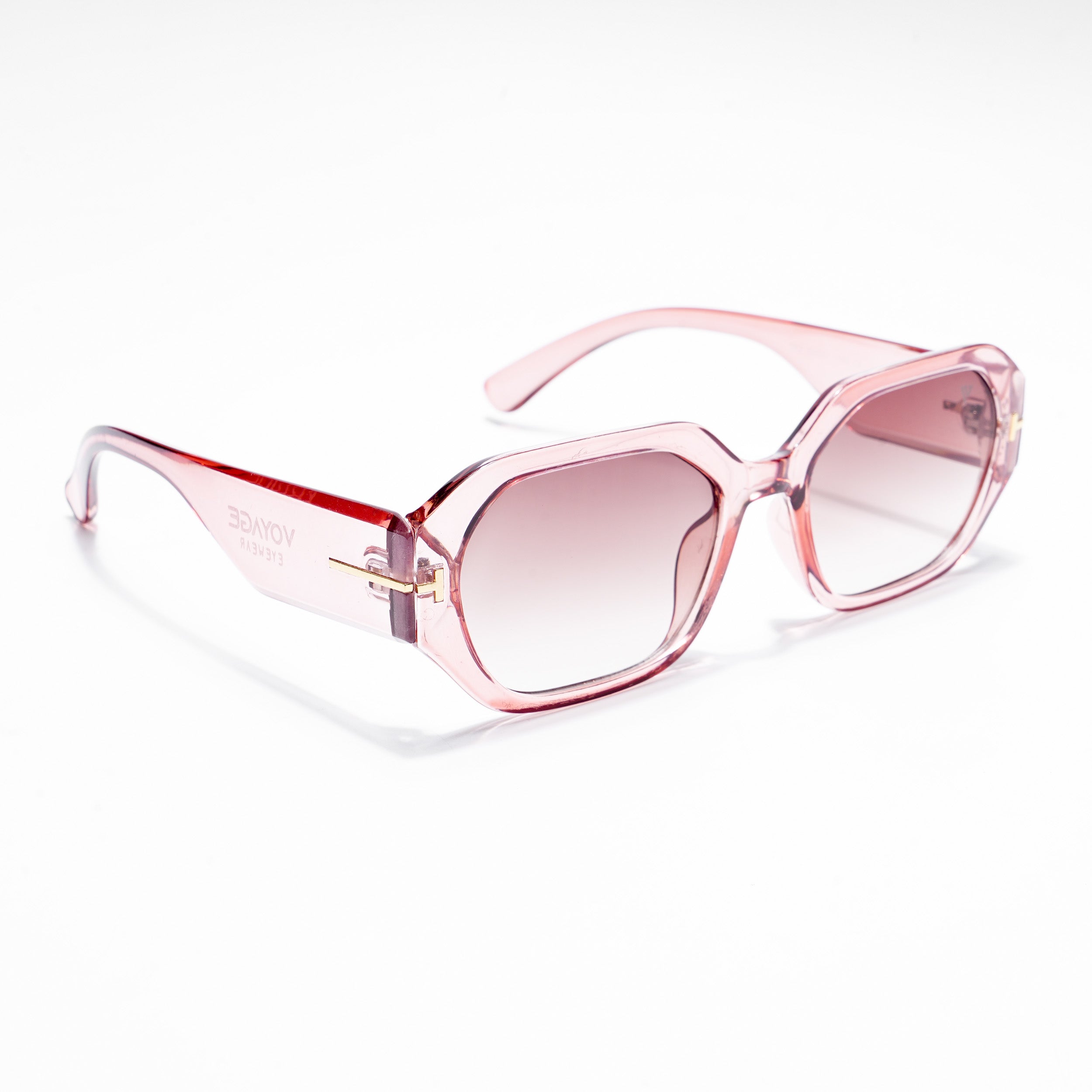 Voyage Pink Rectangle Sunglasses MG3683