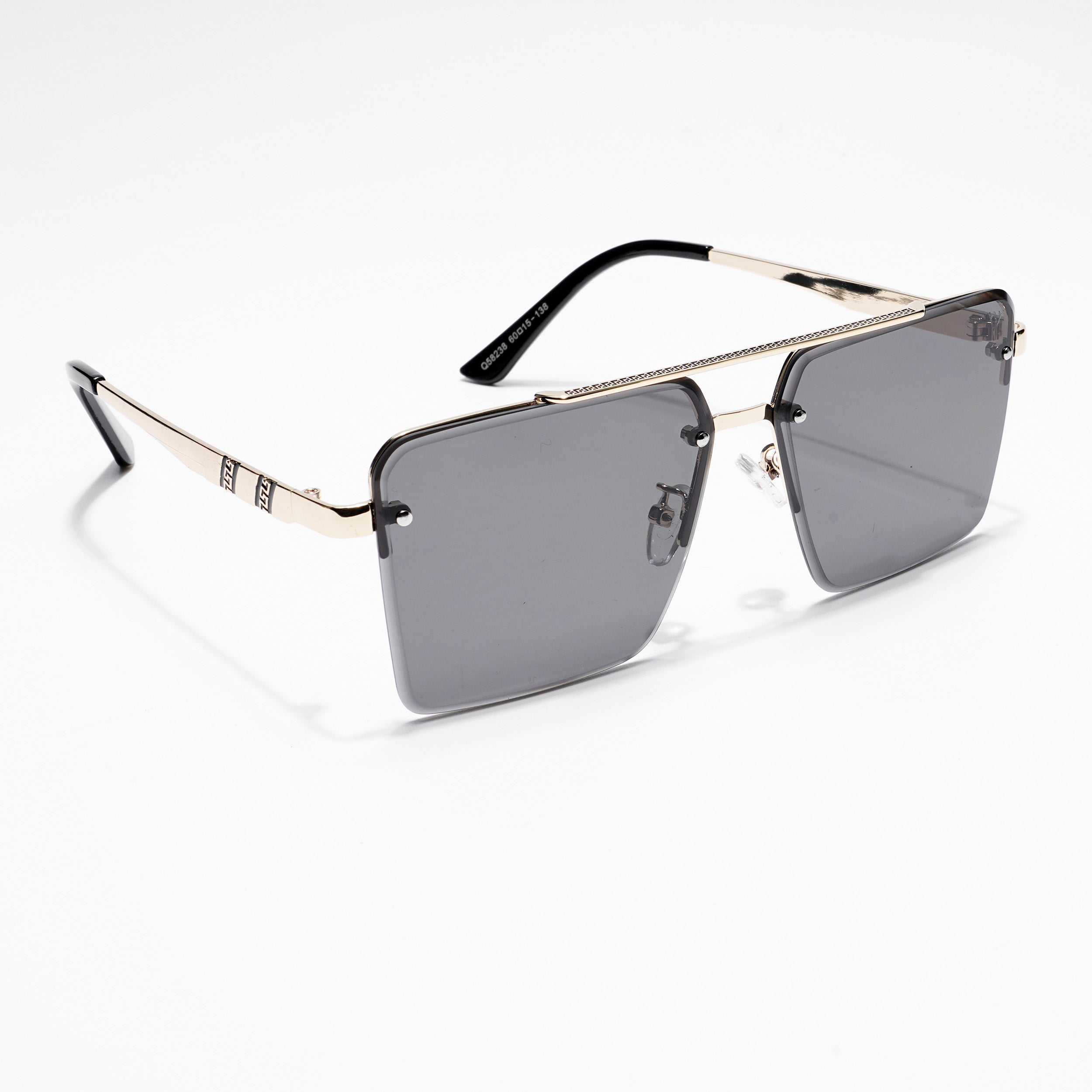 Voyage Black Wayfarer Sunglasses for Men & Women - MG4159