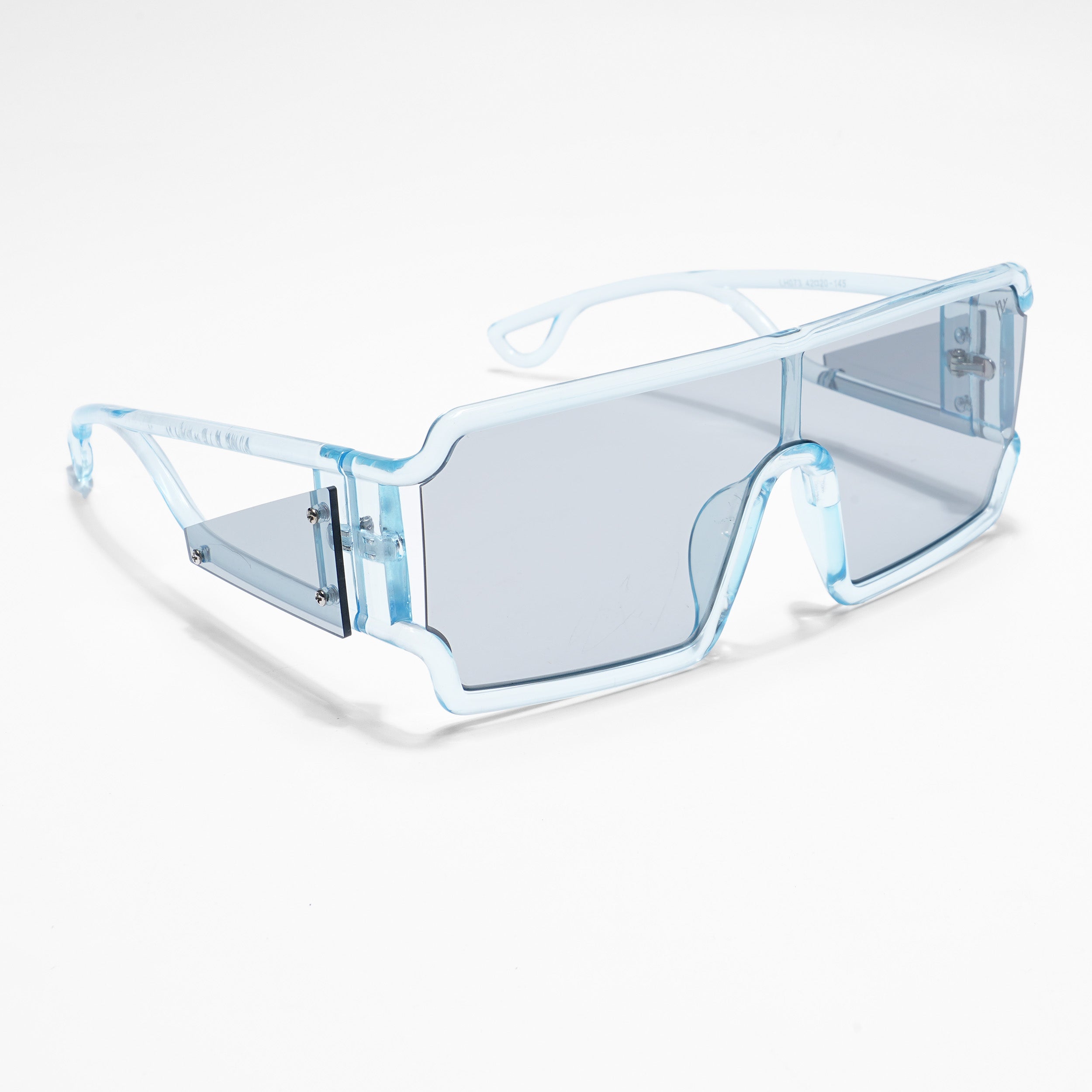 Voyage Transparent Blue Wayfarer Sunglasses for Men & Women - MG4562