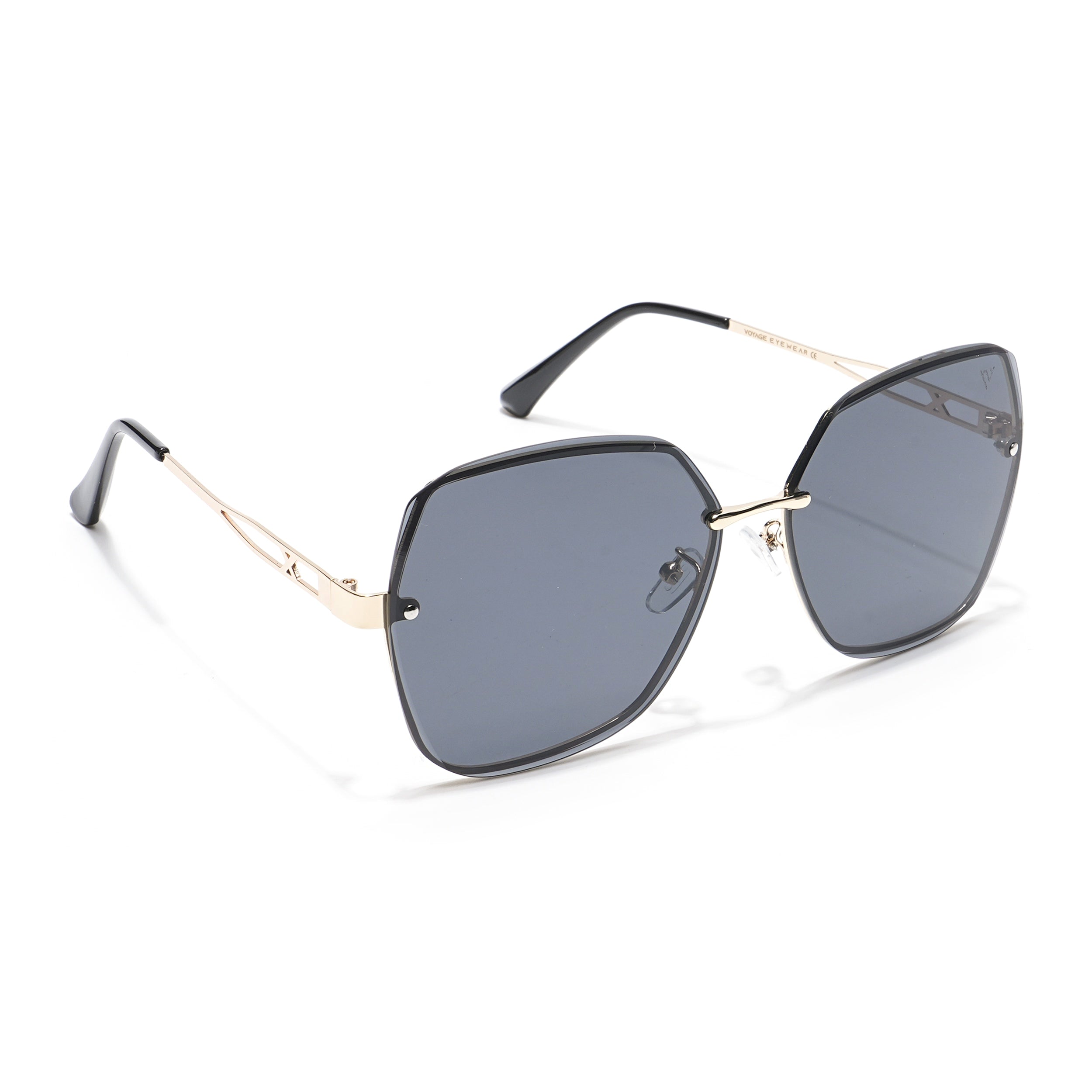 Klyne | Black Oversize Sunglasses - MG4317