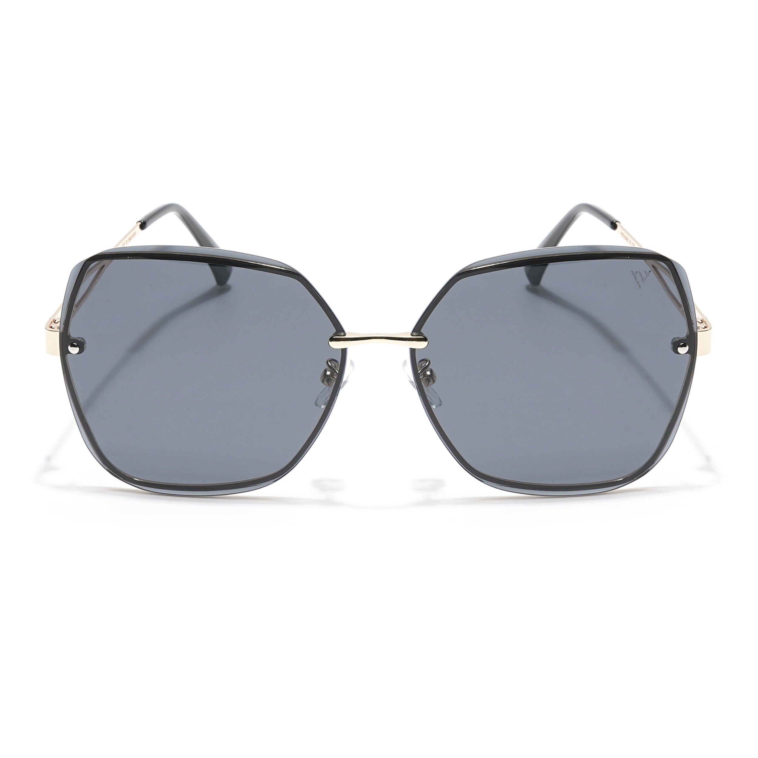 Klyne | Black Oversize Sunglasses - MG4317