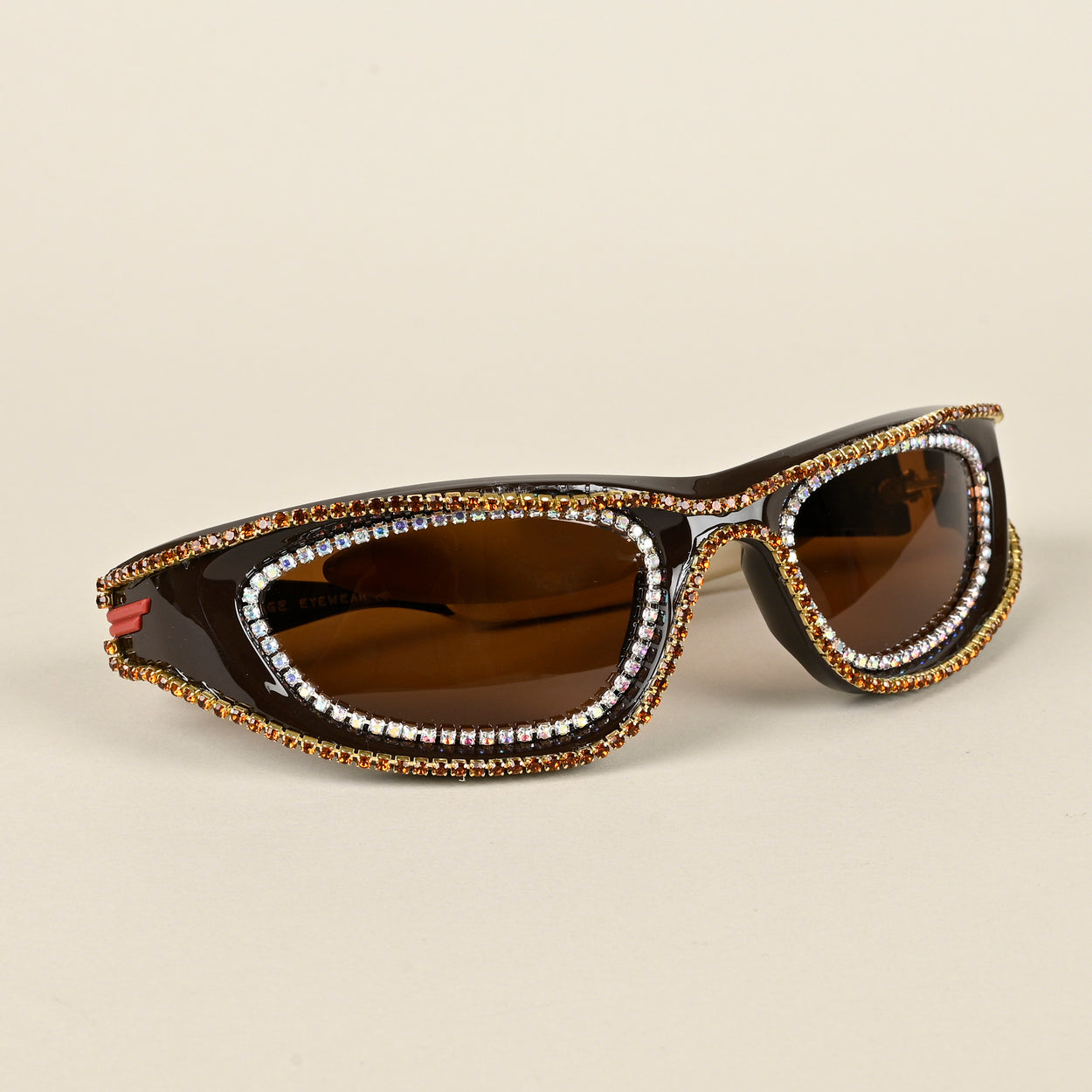 Flash | Brown Wrap-Around Polarized Sunglasses - PMG4365