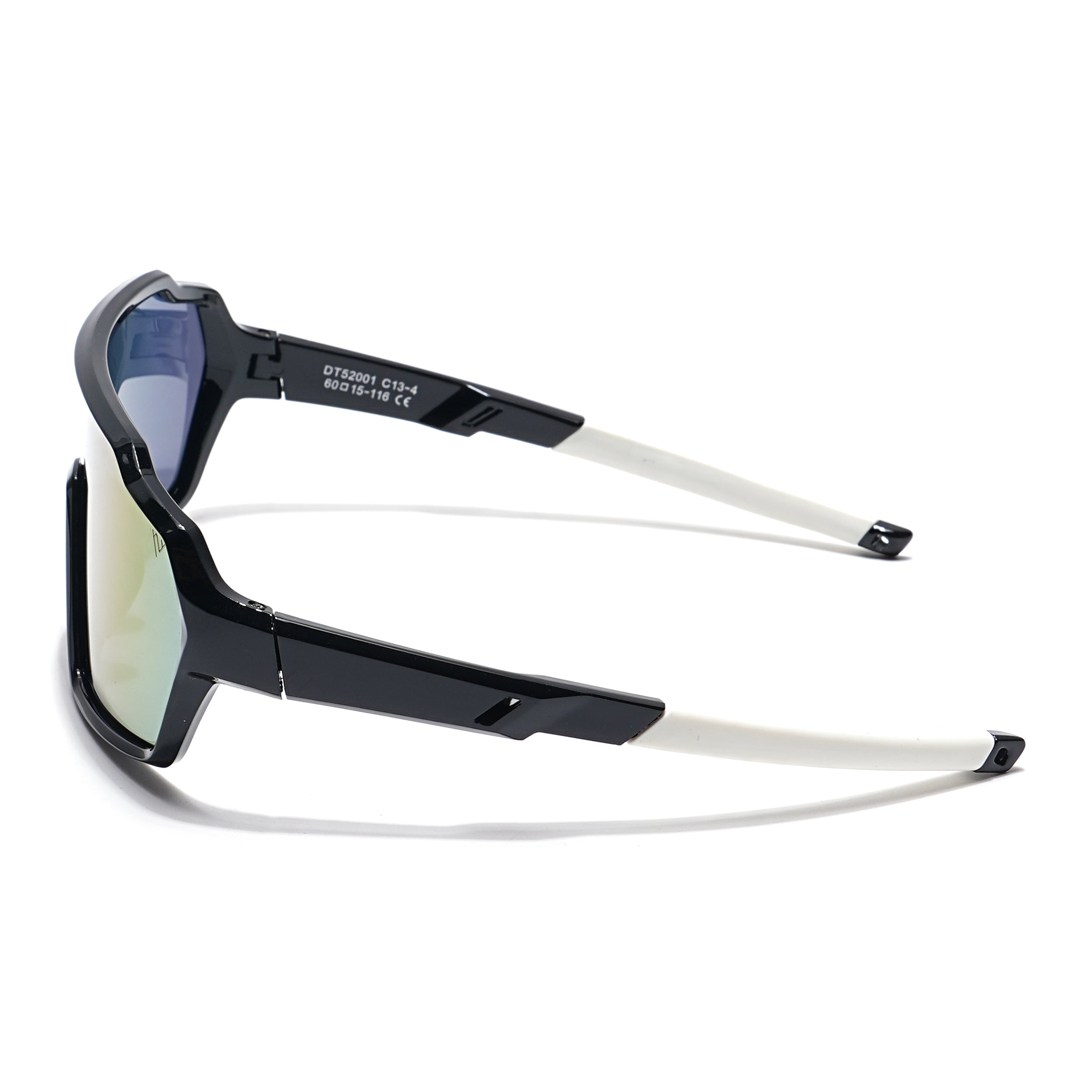 Drift Sunglasses for Kids -6 yrs To 12 yrs (Multicolor Lens | Black Frame - PMG6061)