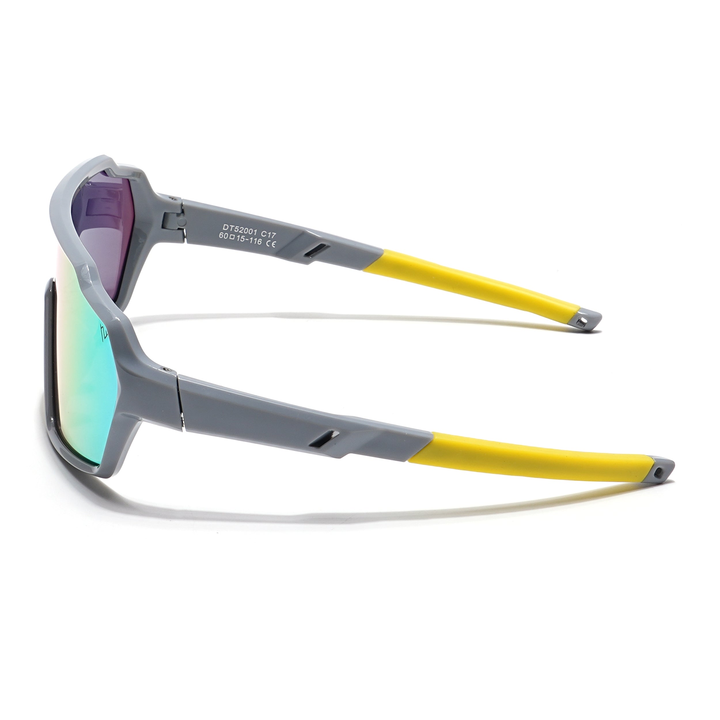 Drift Sunglasses for Kids -6 yrs To 12 yrs (Multicolor Lens | Grey Frame - PMG6062)