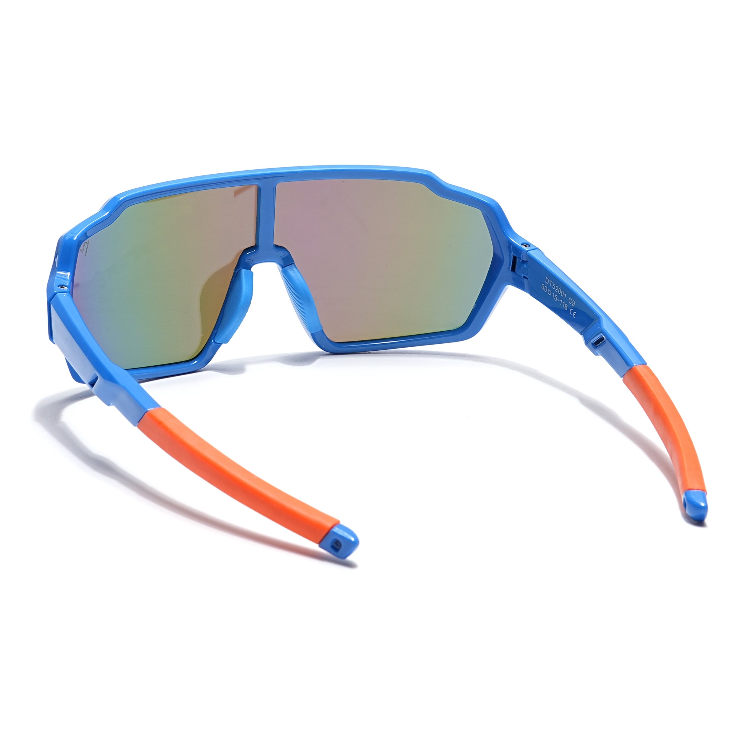 Drift Sunglasses for Kids -6 yrs To 12 yrs (Multicolor Lens | Sky Blue Frame - PMG6063)