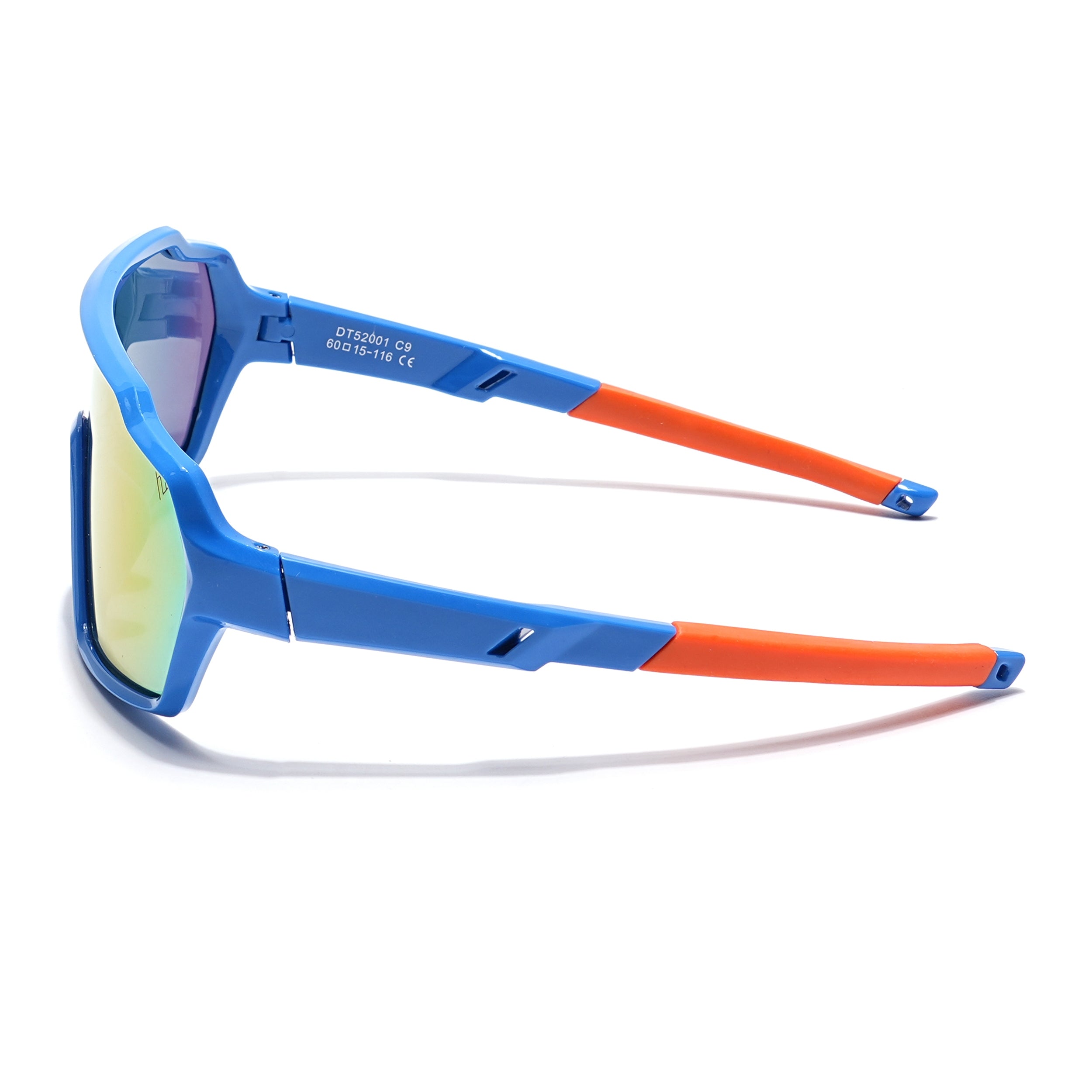 Drift Sunglasses for Kids -6 yrs To 12 yrs (Multicolor Lens | Sky Blue Frame - PMG6063)