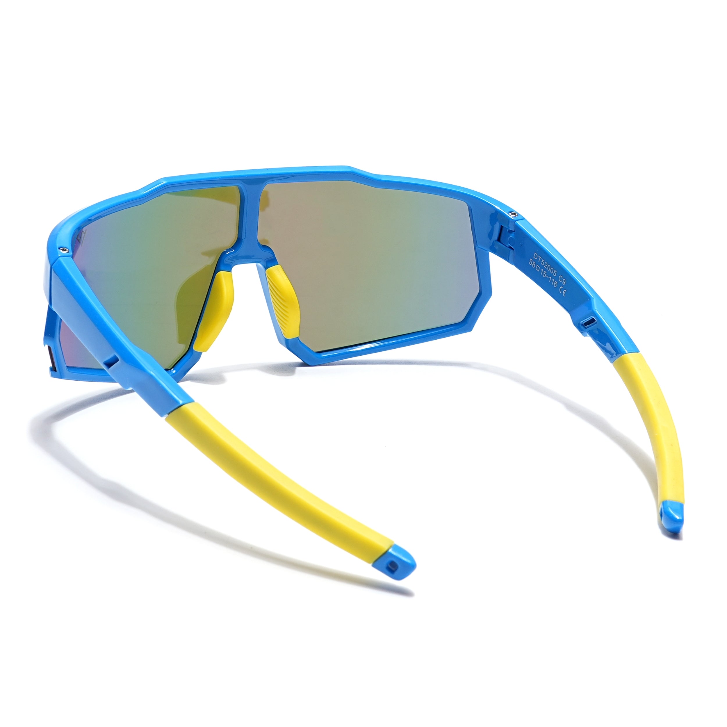 Drift Sunglasses for Kids -6 yrs To 12 yrs (Multicolor Lens | Blue Frame - PMG6070)