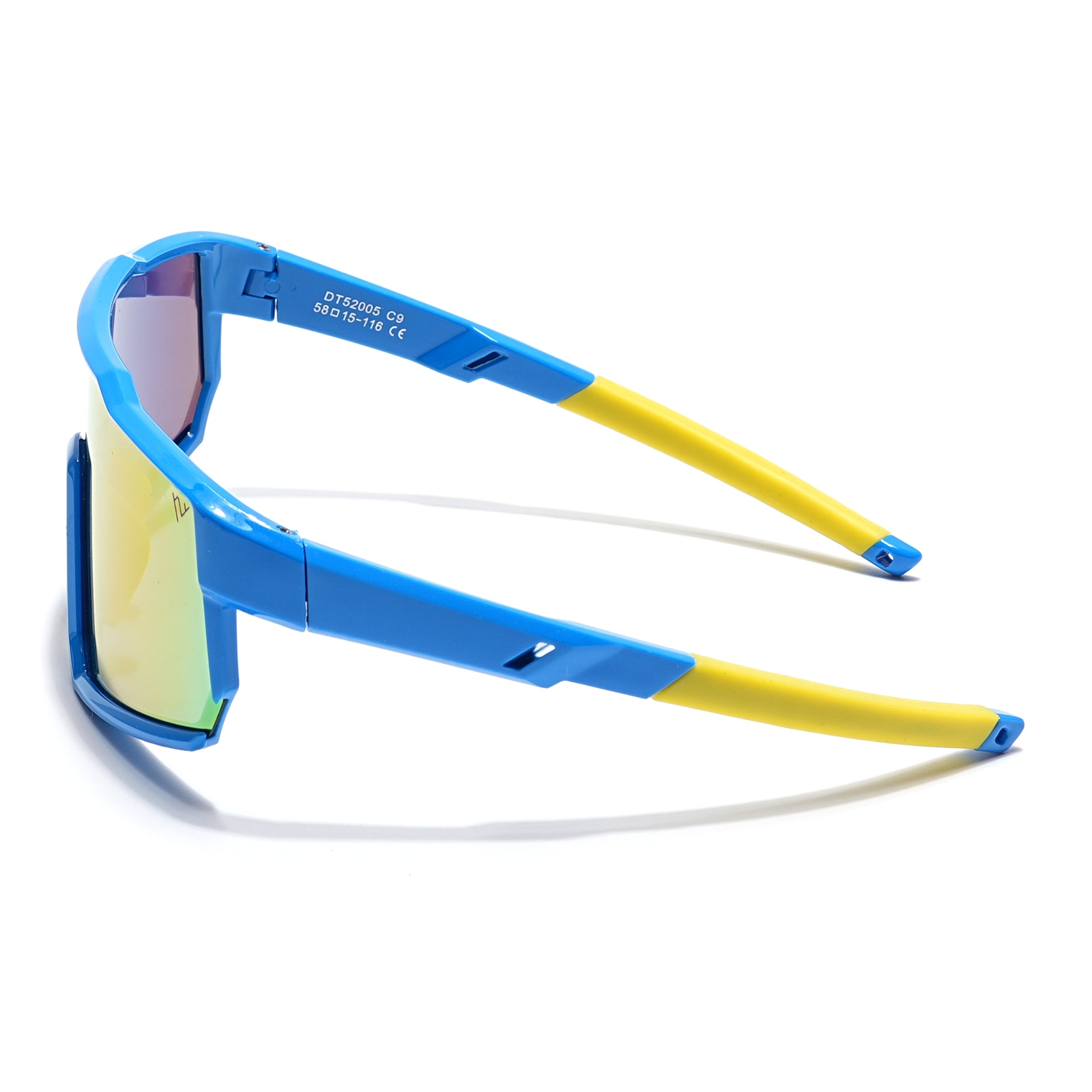 Drift Sunglasses for Kids -6 yrs To 12 yrs (Multicolor Lens | Blue Frame - PMG6070)