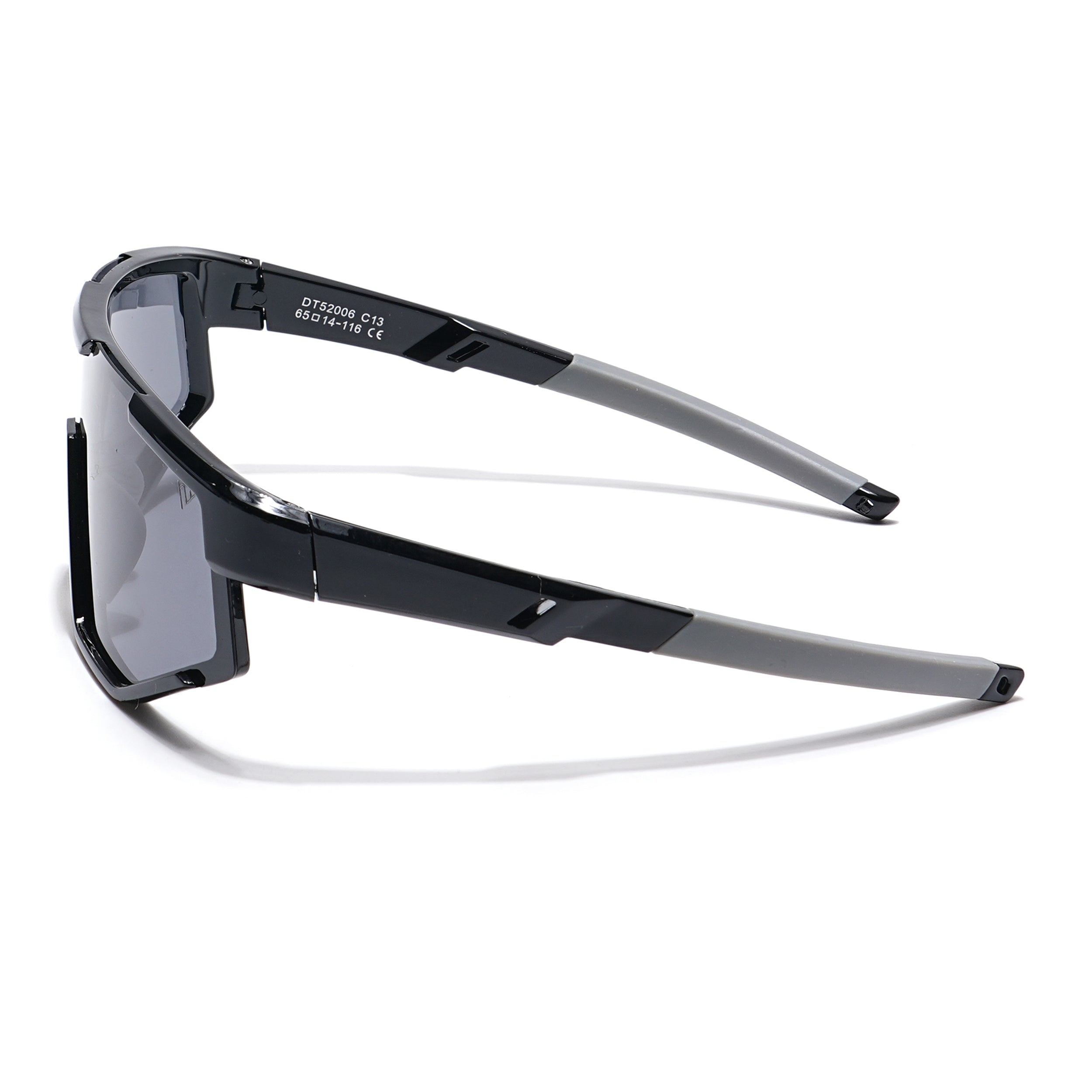 Drift Sunglasses for Kids -6 yrs To 12 yrs (Black Lens | Black Frame - PMG6071)