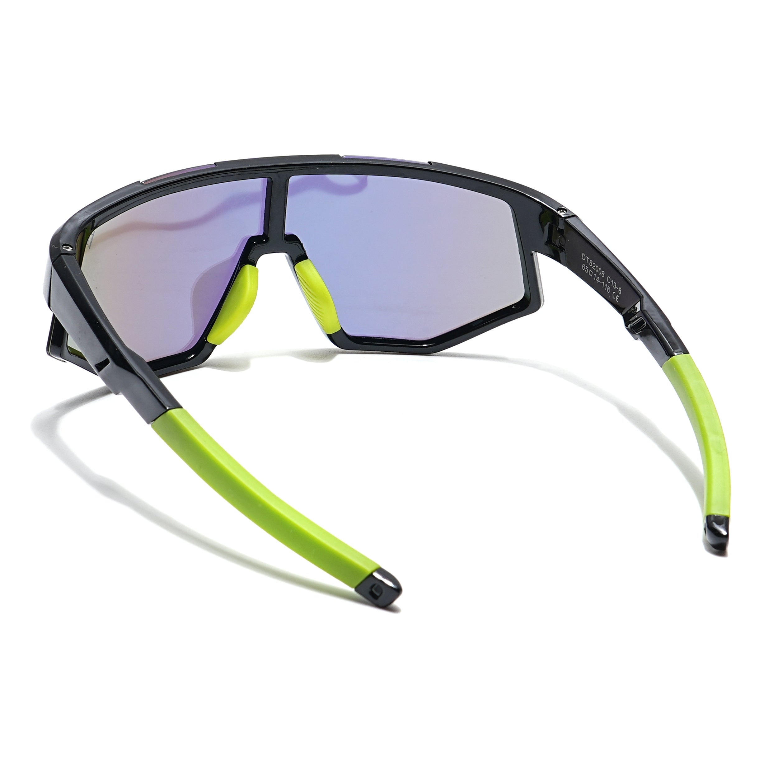 Drift Sunglasses for Kids -6 yrs To 12 yrs (Multicolor Lens | Black Frame - PMG6072)