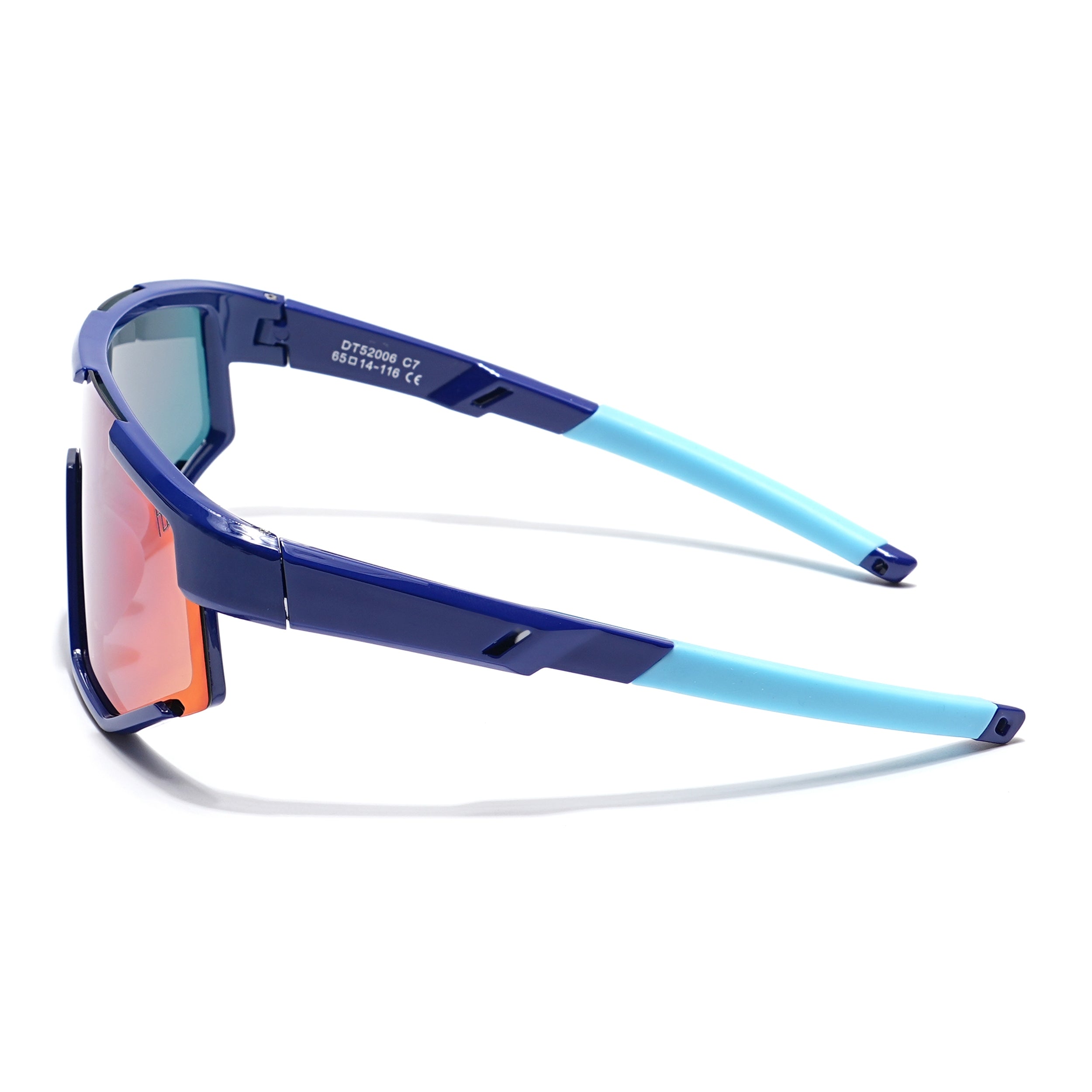 Drift Sunglasses for Kids -6 yrs To 12 yrs (Multicolor Lens | Blue Frame - PMG6073)