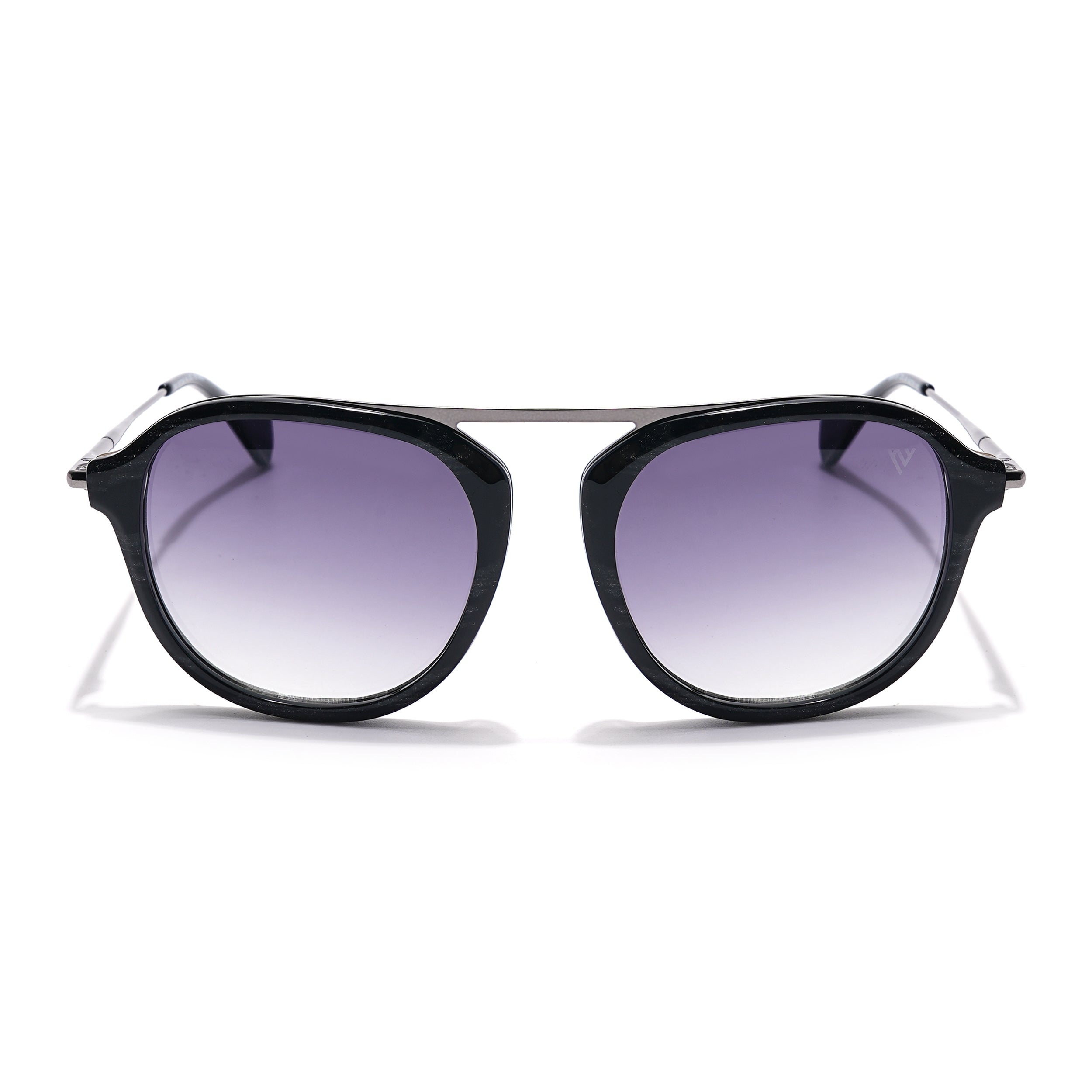 Voyage Select Wayfarer Sunglasses (Grey & Clear Lens | Black Frame - SLMG6114)