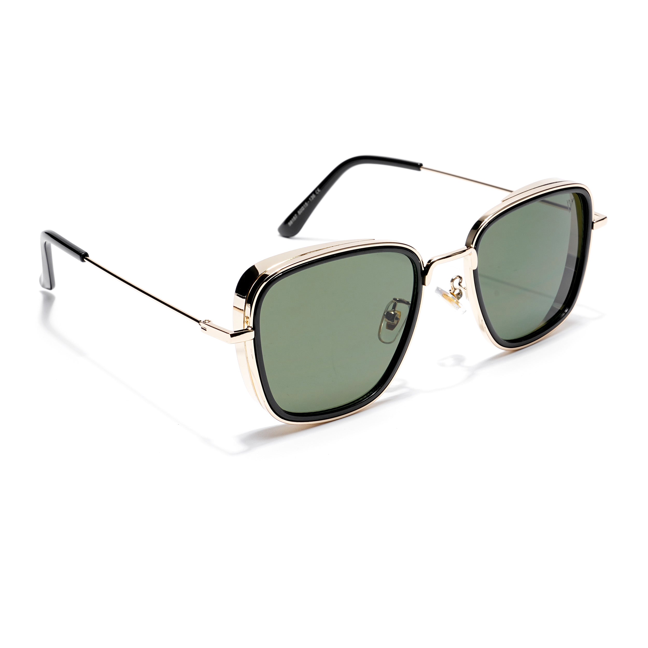 Rogue | Retro Square Green-Gold Sunglasses MG2971