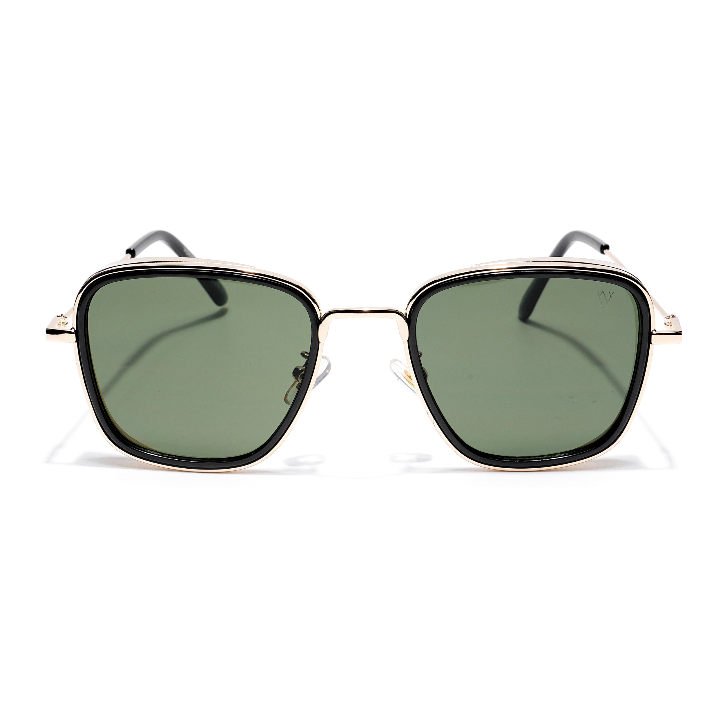 Rogue | Retro Square Green-Gold Sunglasses MG2971