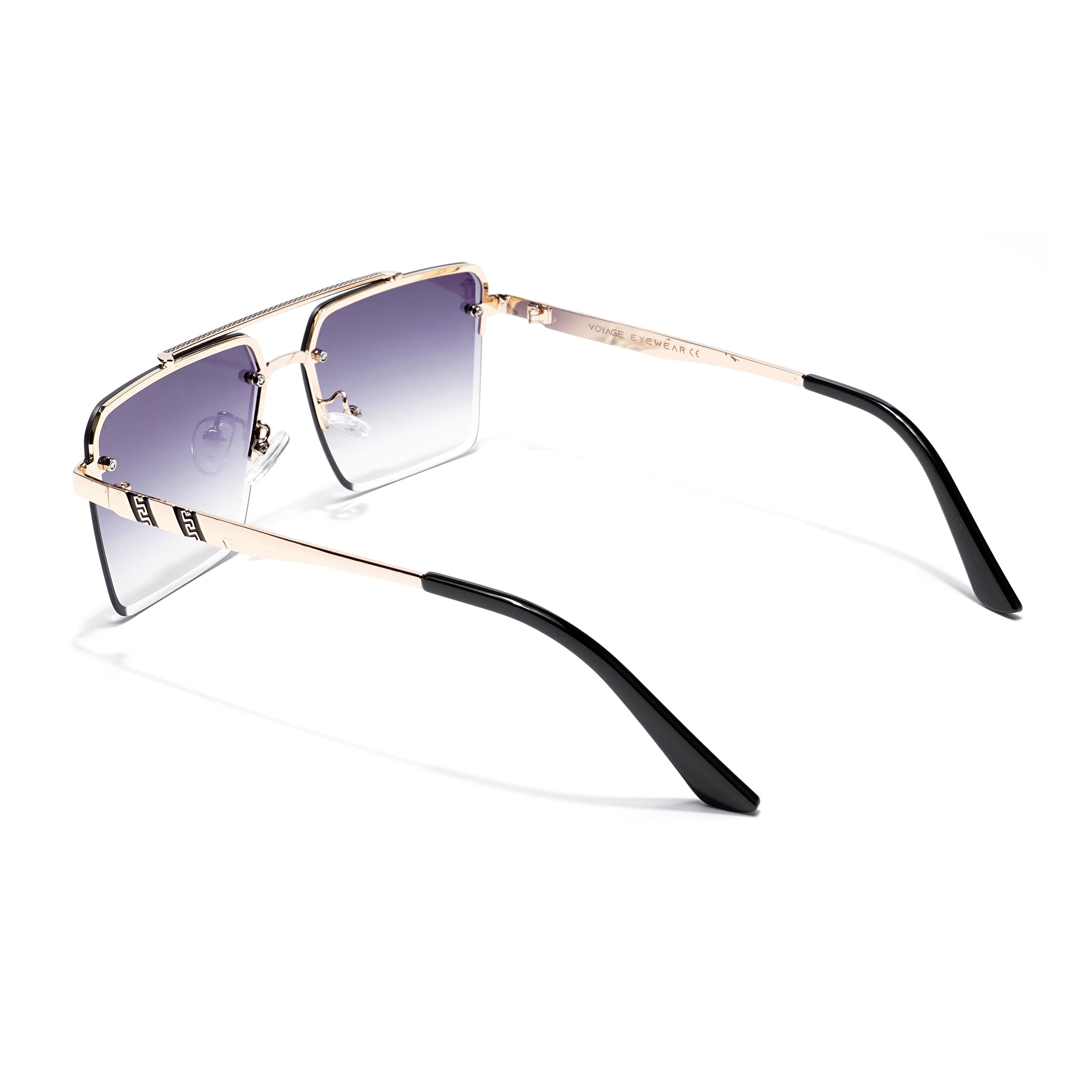 Gauge | Grey & Clear Wayfarer Sunglasses (58238MG4160)