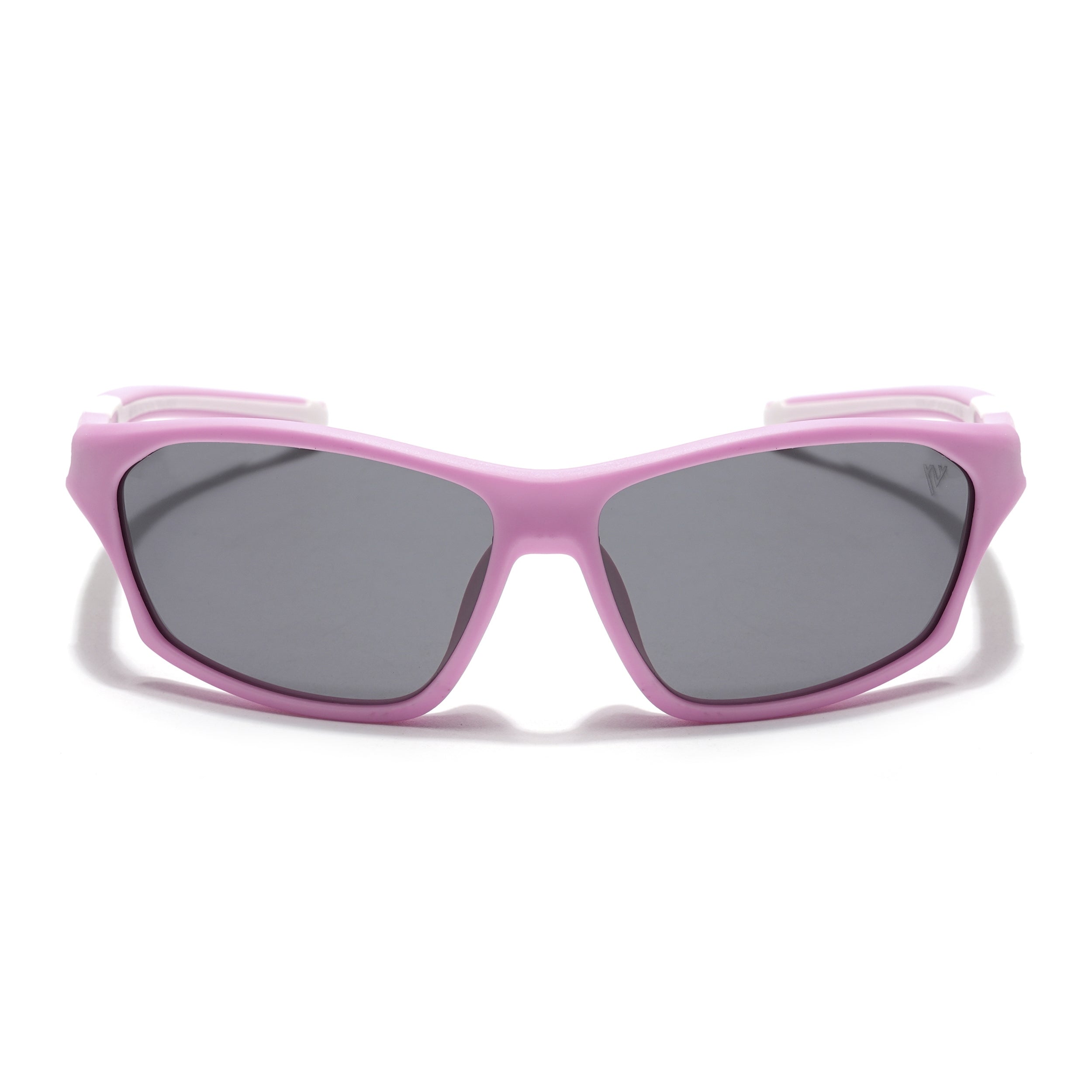 Wrap Around Polarized Sunglasses for Kids -6 yrs To 12 yrs (Black Lens | Pink Frame - PMG5900)