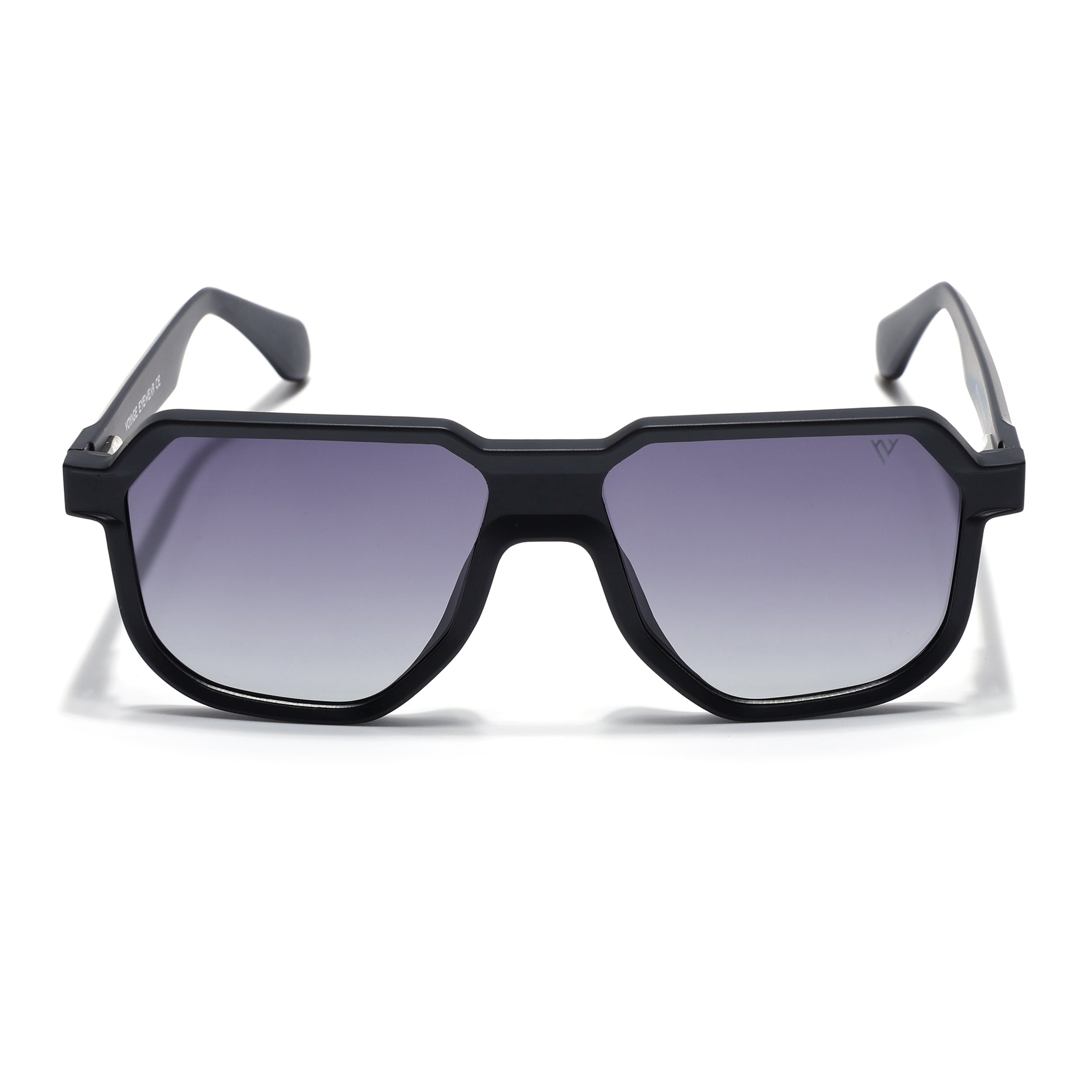 Prizm | Black Hexagonal Polarized Sunglasses | Black Lens - PMG6708