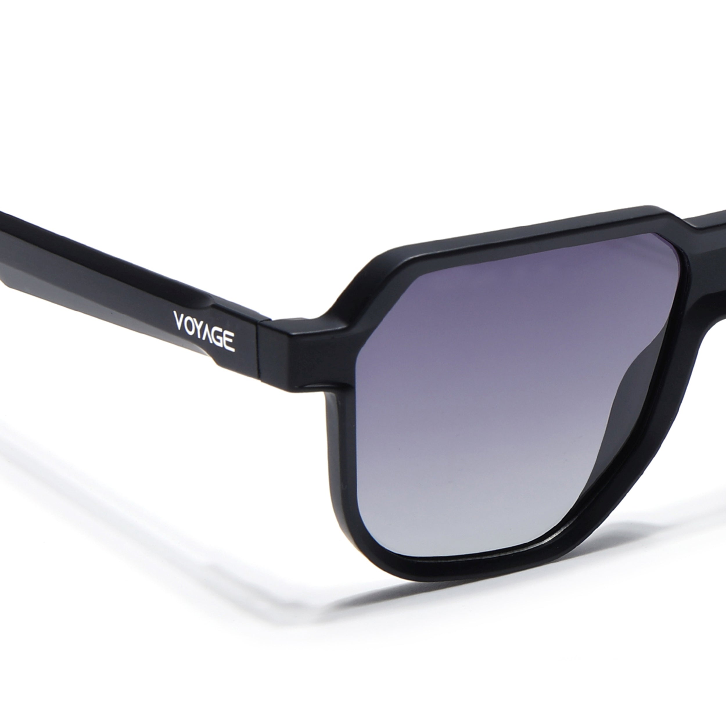 Prizm | Black Hexagonal Polarized Sunglasses | Black Lens - PMG6708